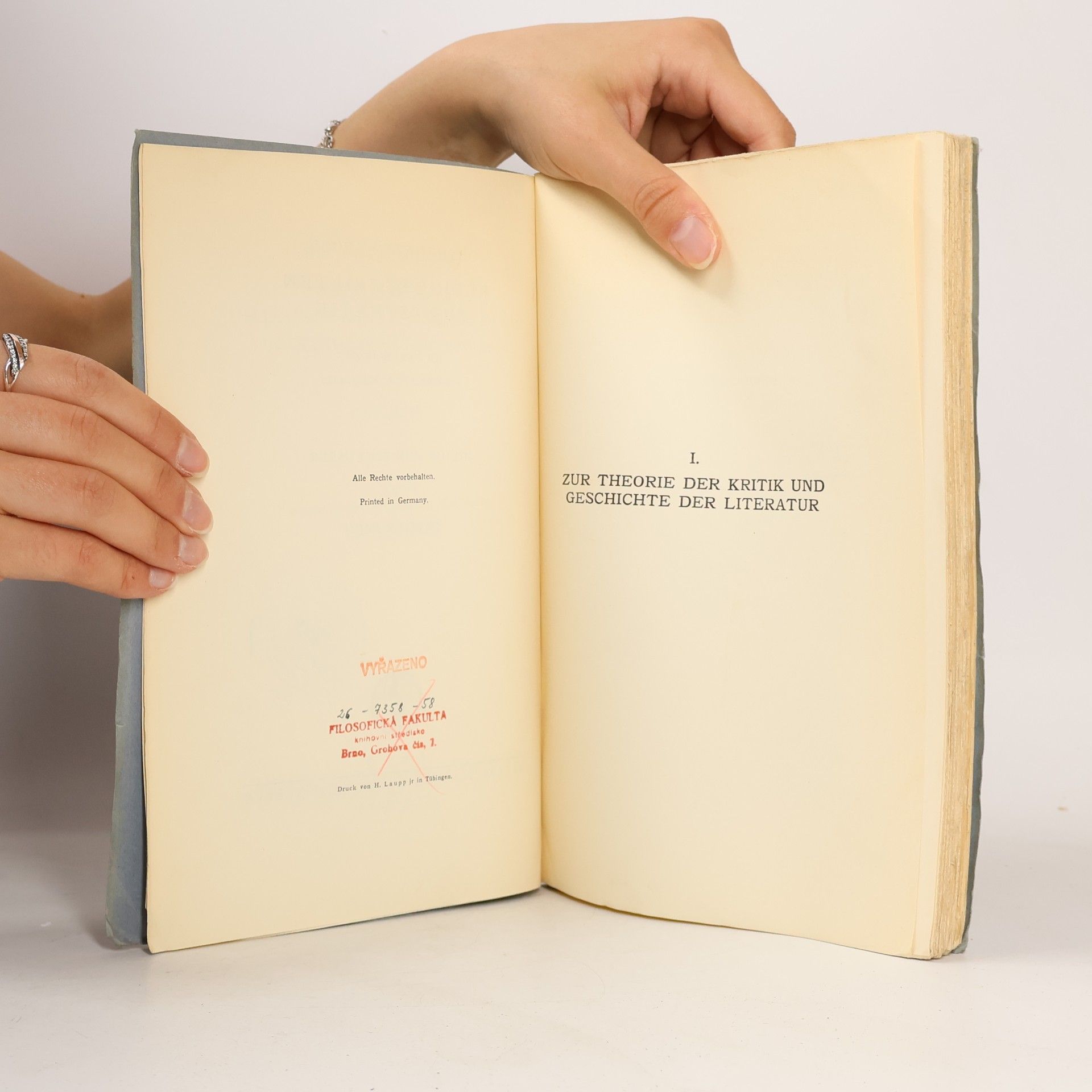 Benedetto Croce Kleine Schriften zur Ästhetik II.
