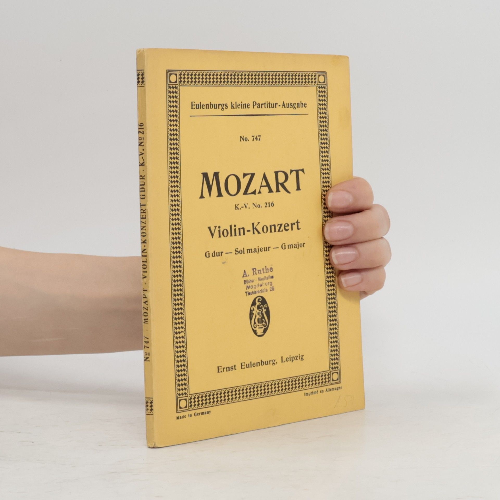 Kolektiv autorů Mozart Violin Konzert A dur
