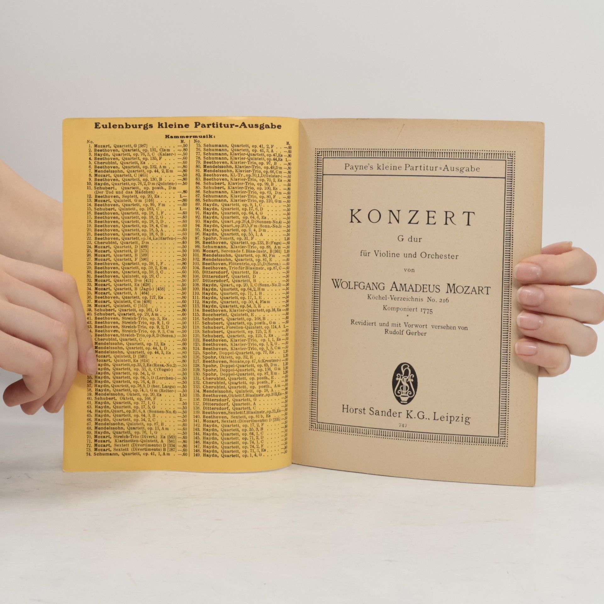 Autorenkollektiv Mozart Violin Konzert A dur