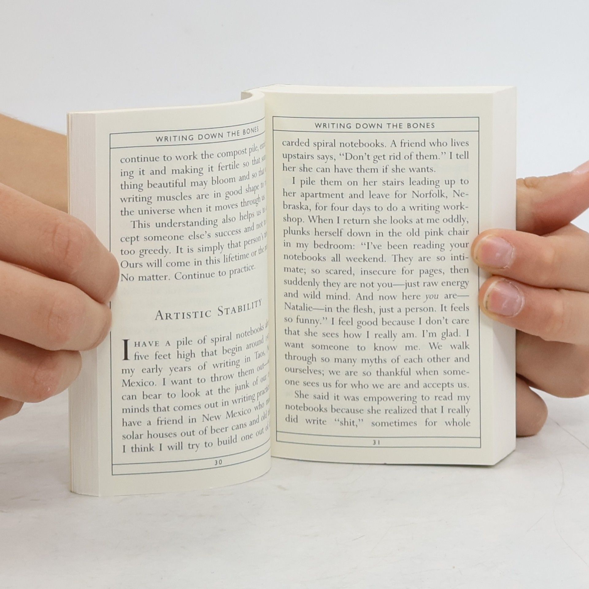 Natalie Goldberg Shambhala Pocket Classics: Writing Down the Bones