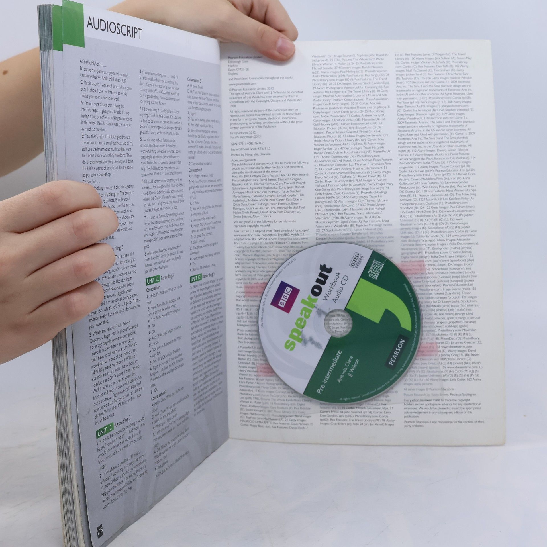 Antonia Clare Speakout. Pre-intermediate. Students' book