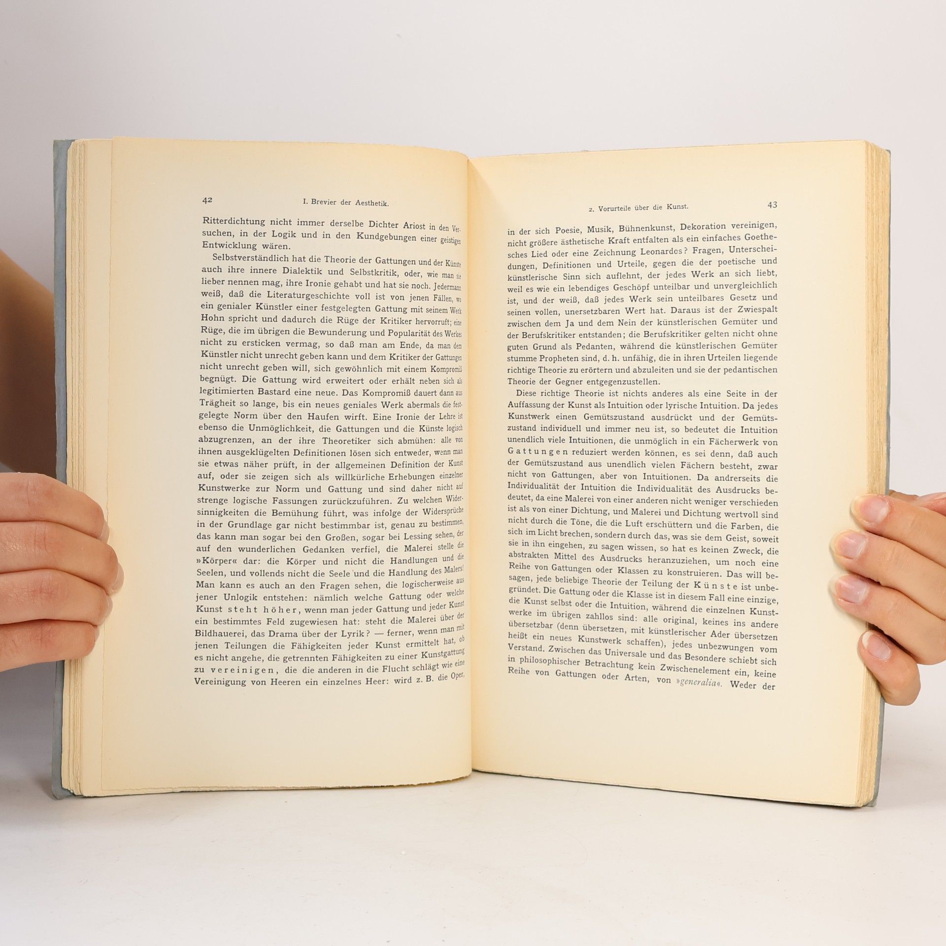 Benedetto Croce Kleine Schriften zur Ästhetik I.