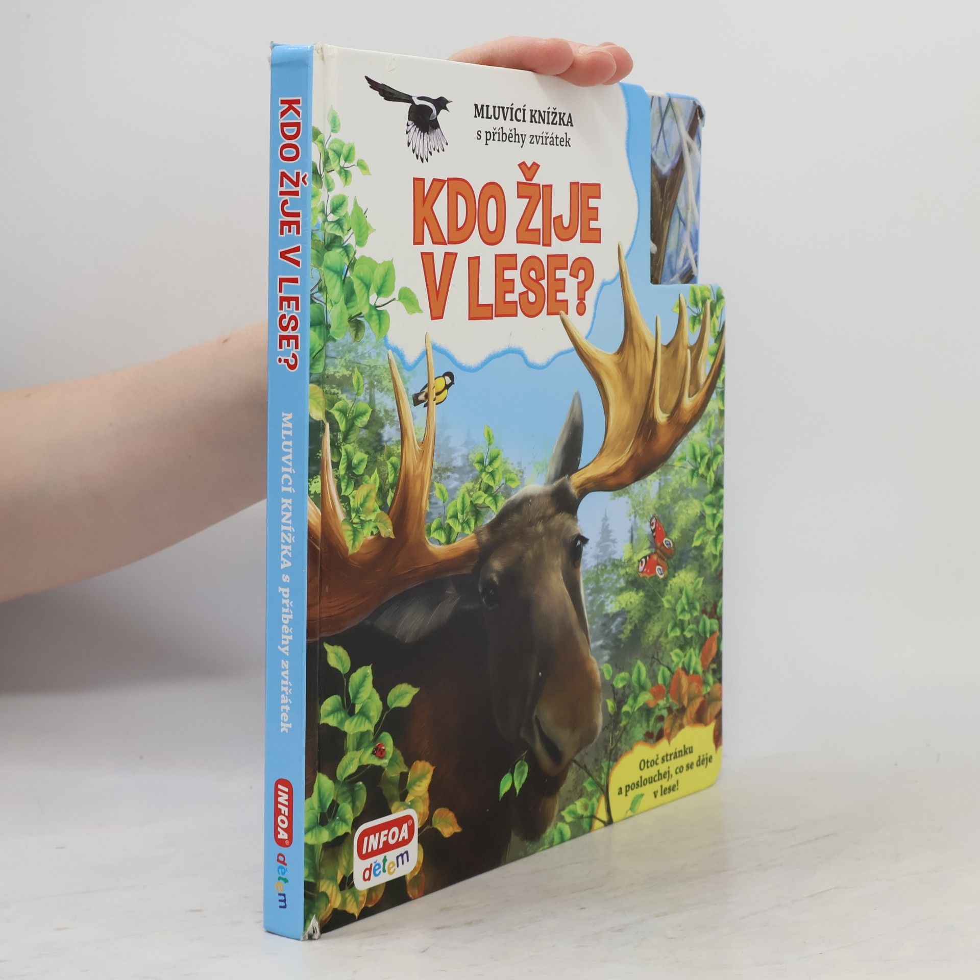 Natalja Rymarova Kdo žije v lese? : mluvící knížka s příběhy zvířátek