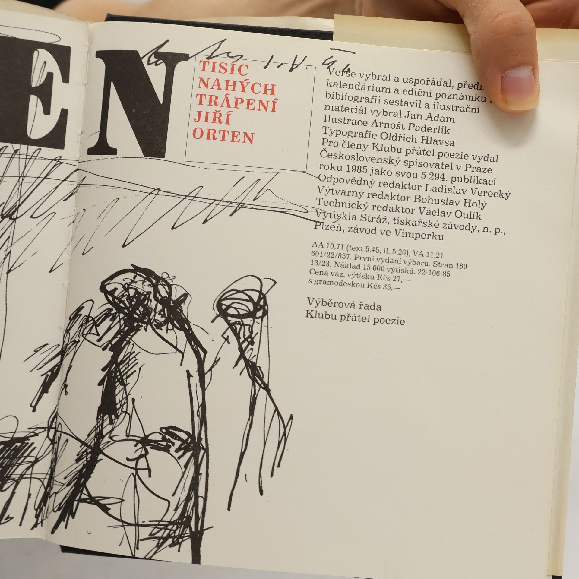 Jiří Orten Tisíc nahých trápení