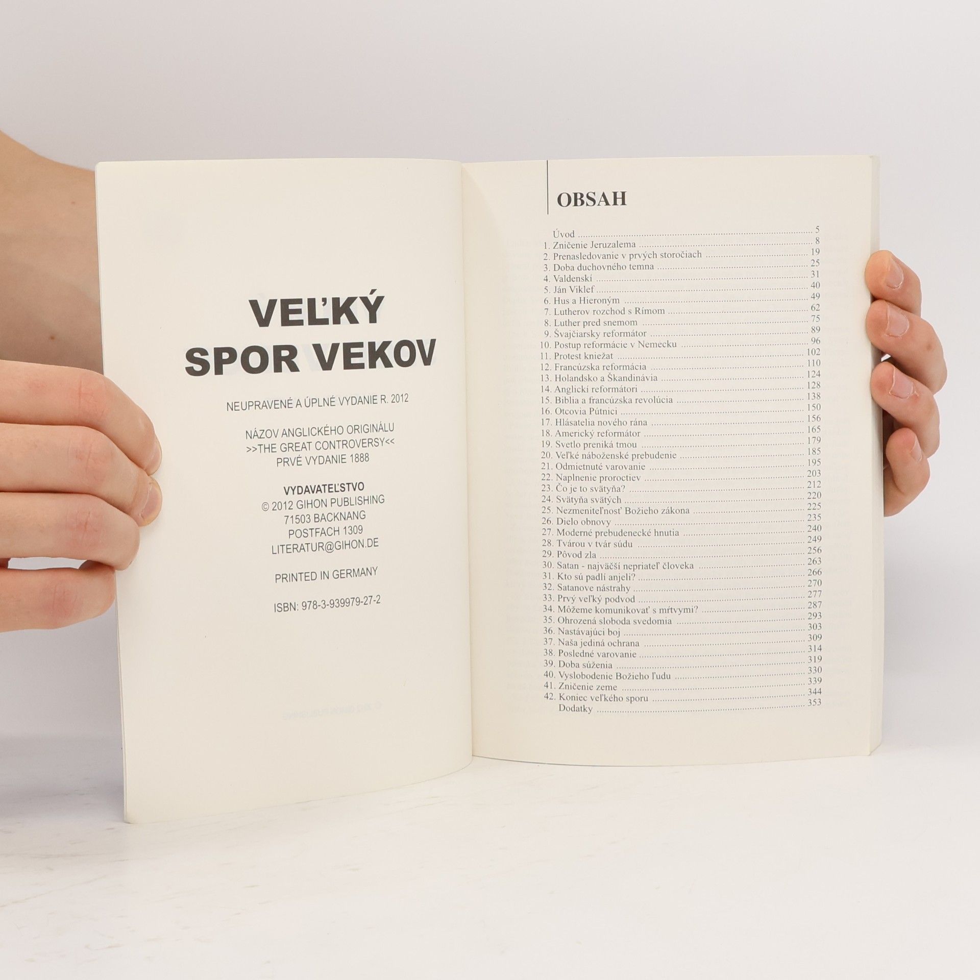 Ellen G. White Veľký spor vekov