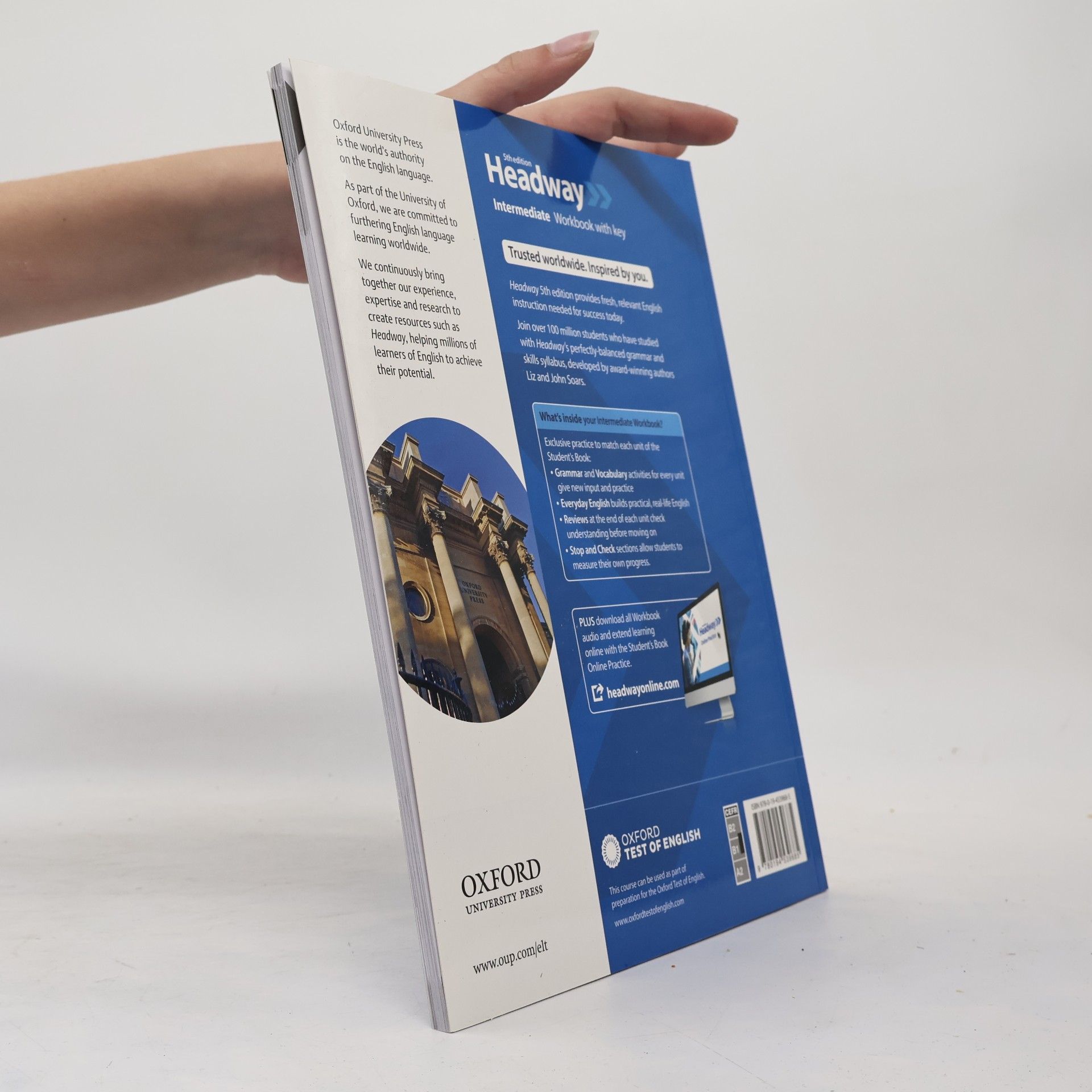 Liz Soars Headway: Intermediate: Workbook with Key (5th Edition)