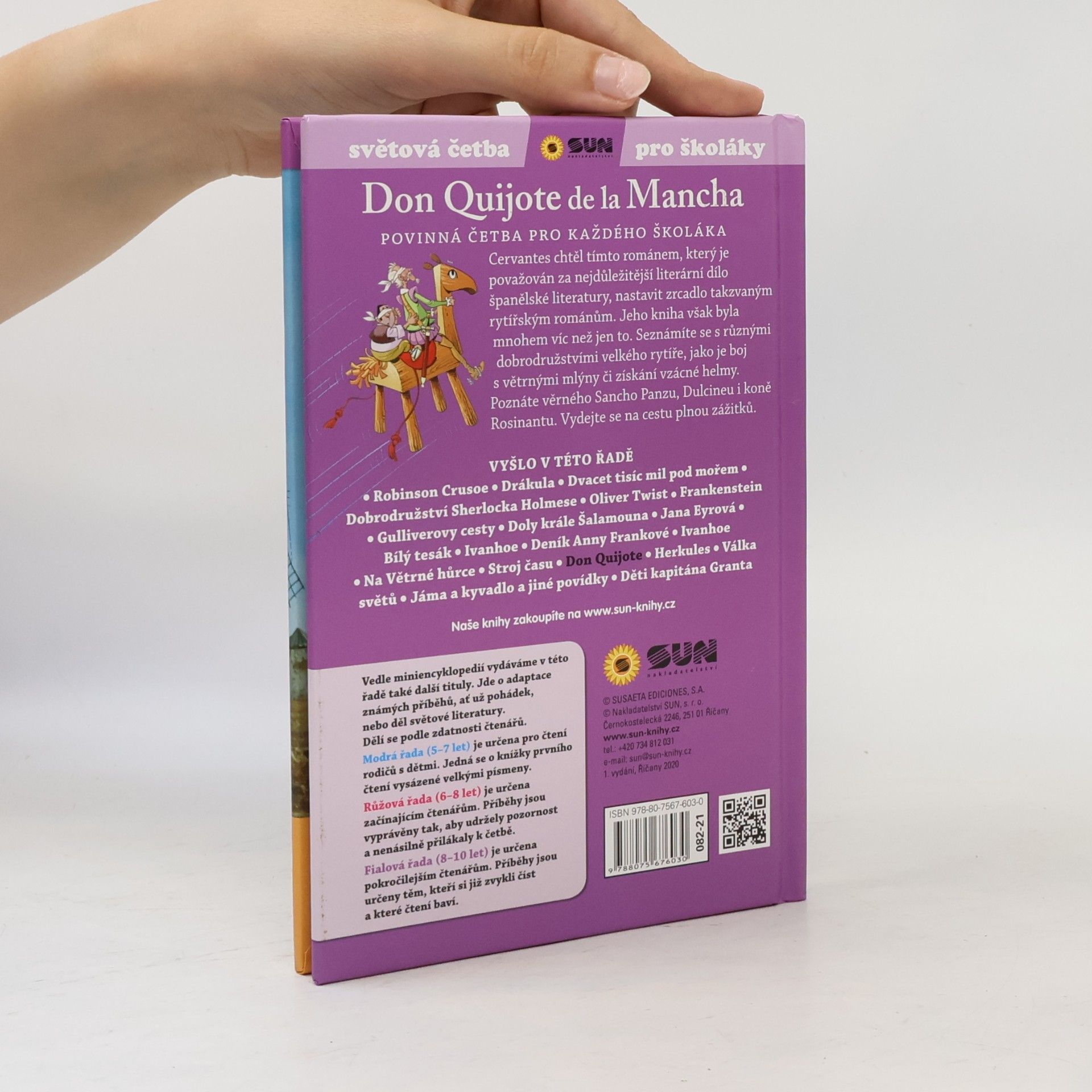 María Asensio Světová četba pro školáky: Don Quijote de la Mancha