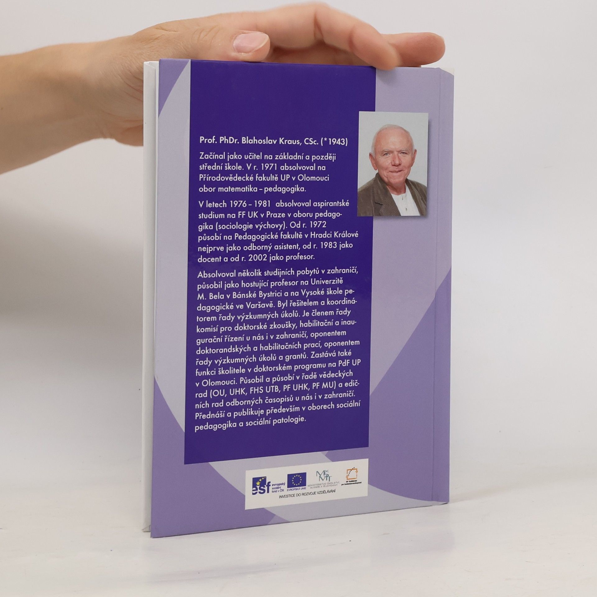 Blahoslav Kraus Společnost, rodina a sociální deviace