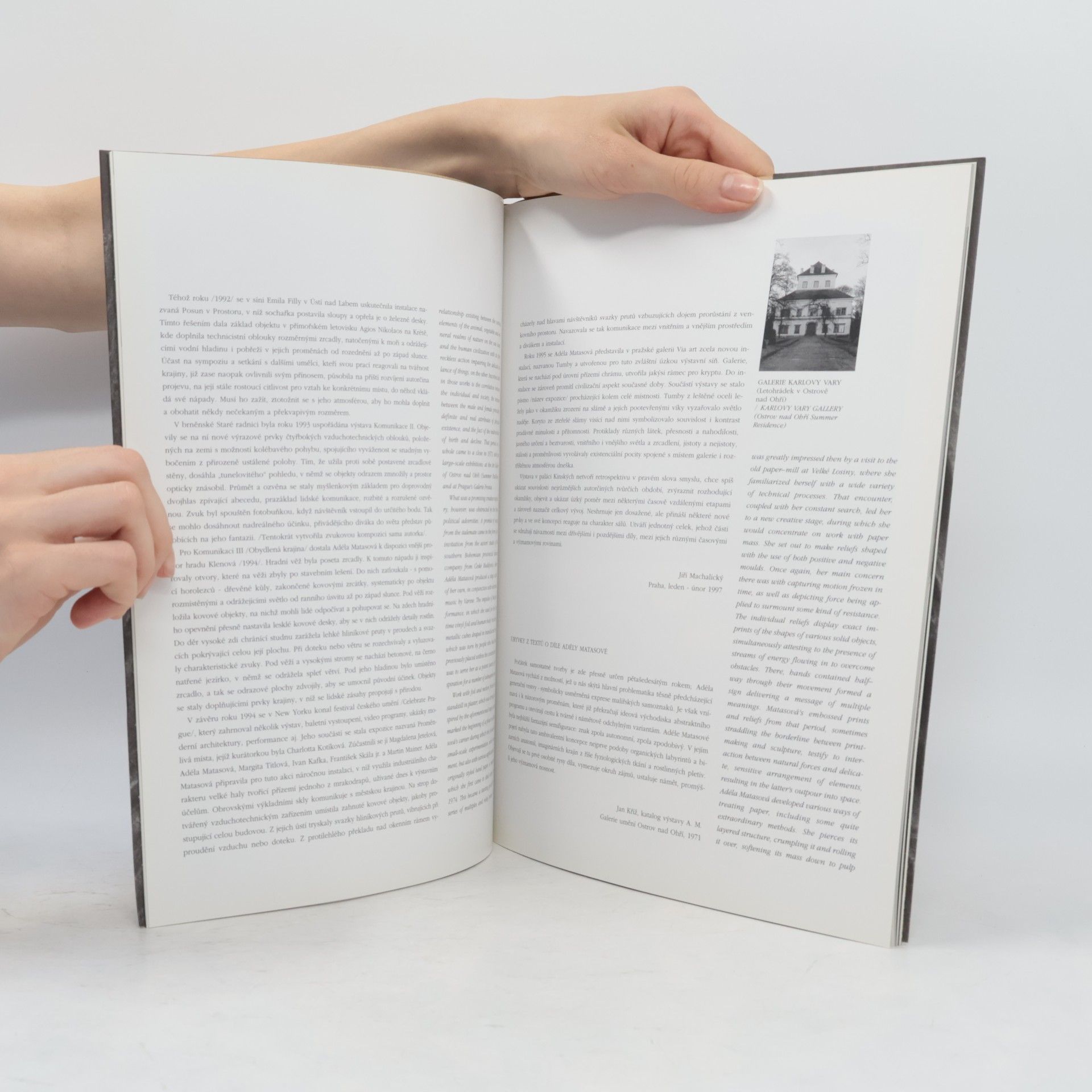Adéla Matasová Adéla Matasová : zastavení v čase: Kresby, reliéfy, objekty, instalace 1963-1997