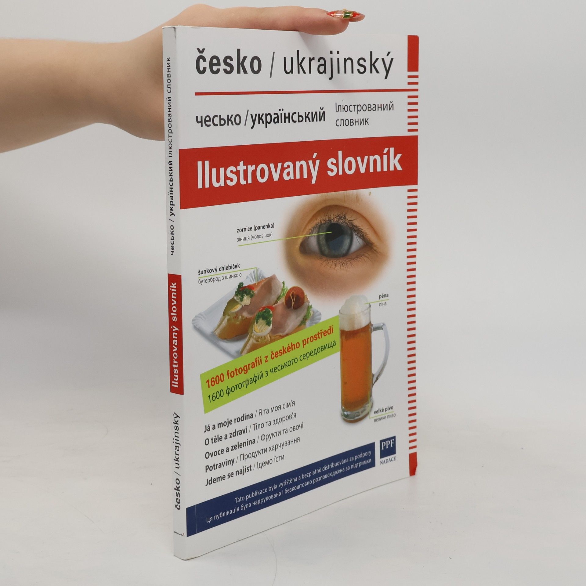Jana Dolanská Hrachová Česko-ukrajinský ilustrovaný slovník