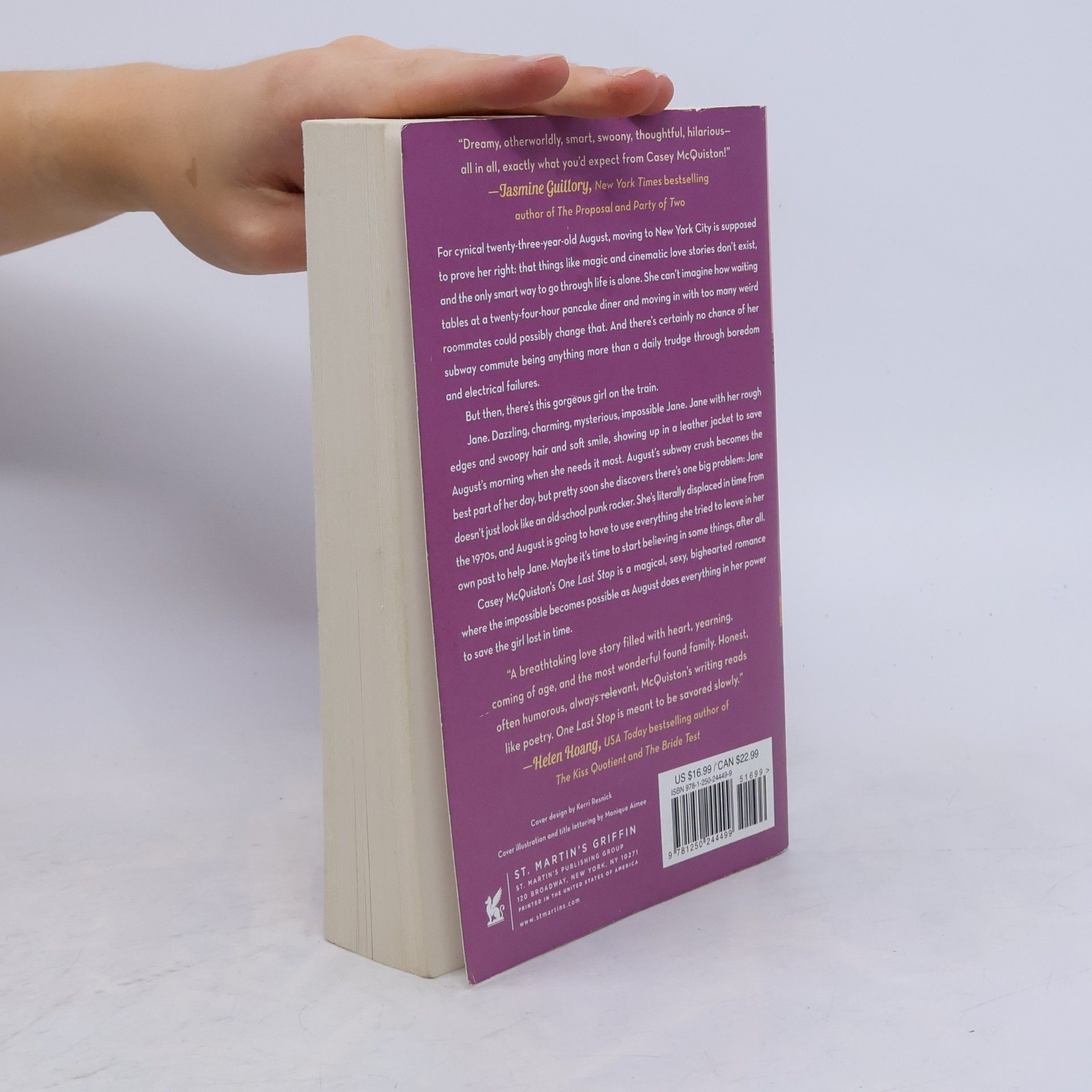 Casey McQuiston One Last Stop