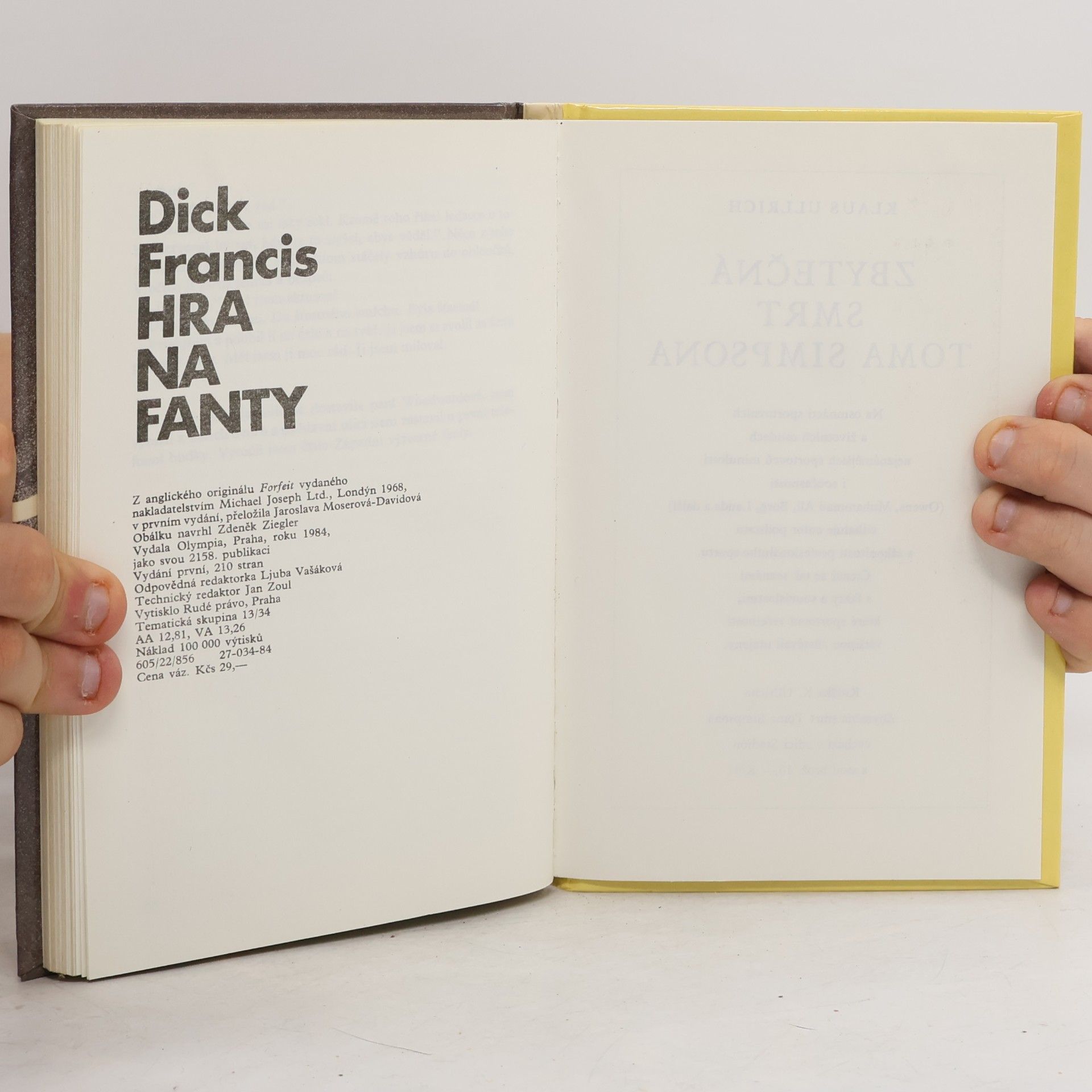 Dick Francis Hra na fanty
