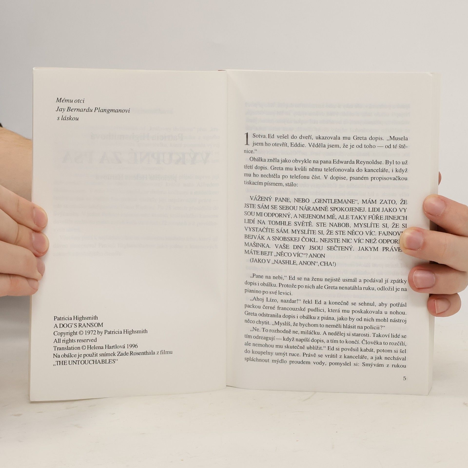 Patricia Highsmith Výkupné za psa
