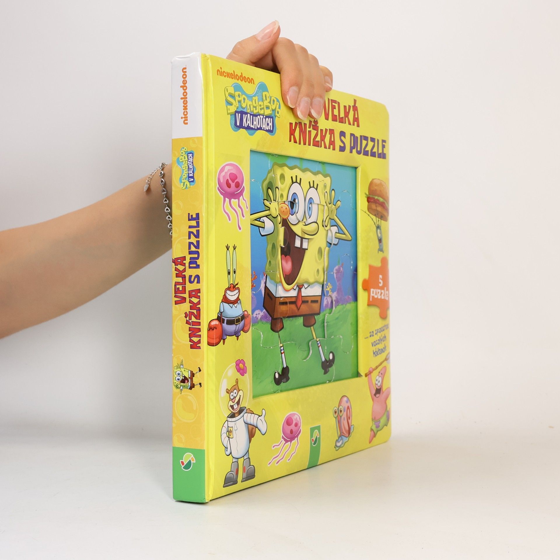 Various authors Velká knížka s puzzle. SpongeBob v kalhotách