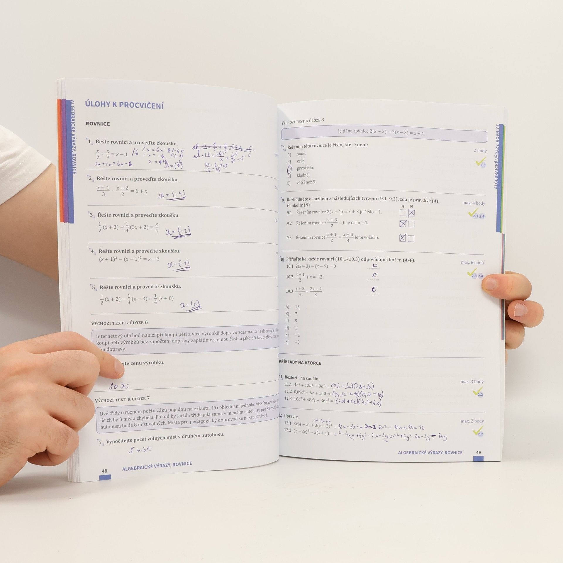 Robert Weinlich Přijímačky v pohodě : příprava na jednotné přijímací řízení SŠ 2024. Matematika
