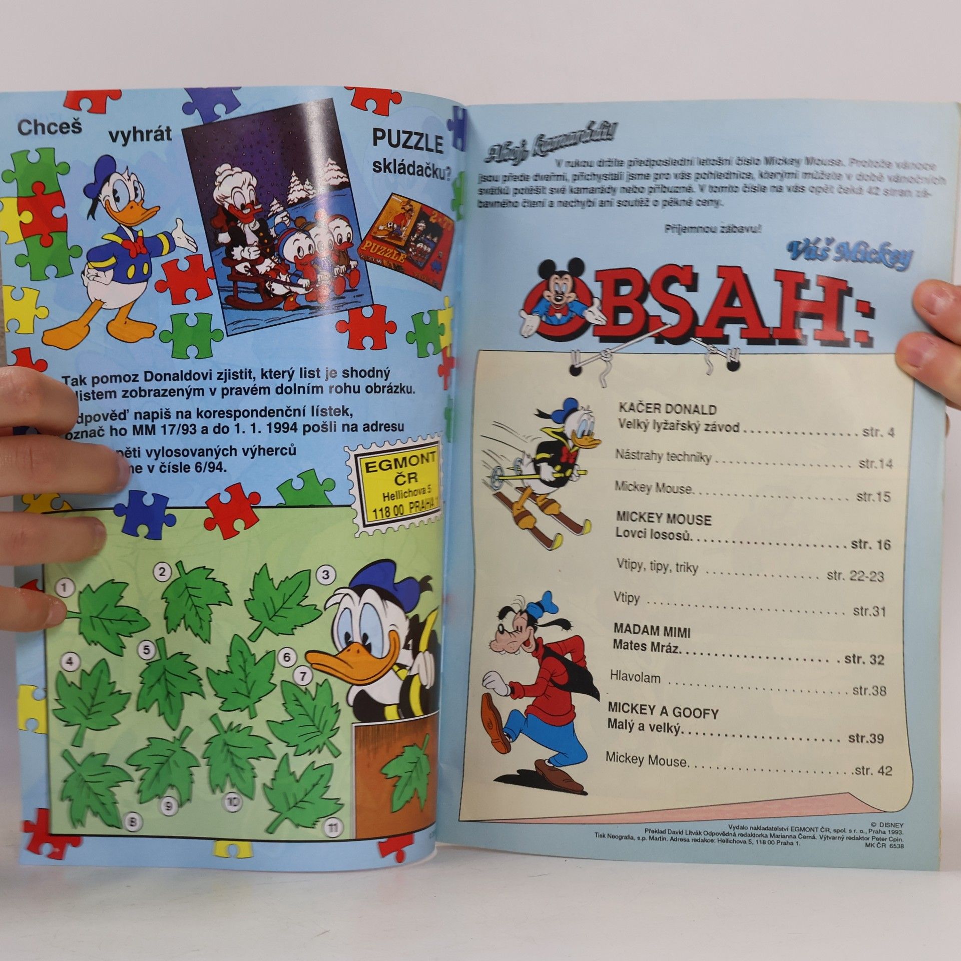 Kolektiv autorů Mickey Mouse 17/1993