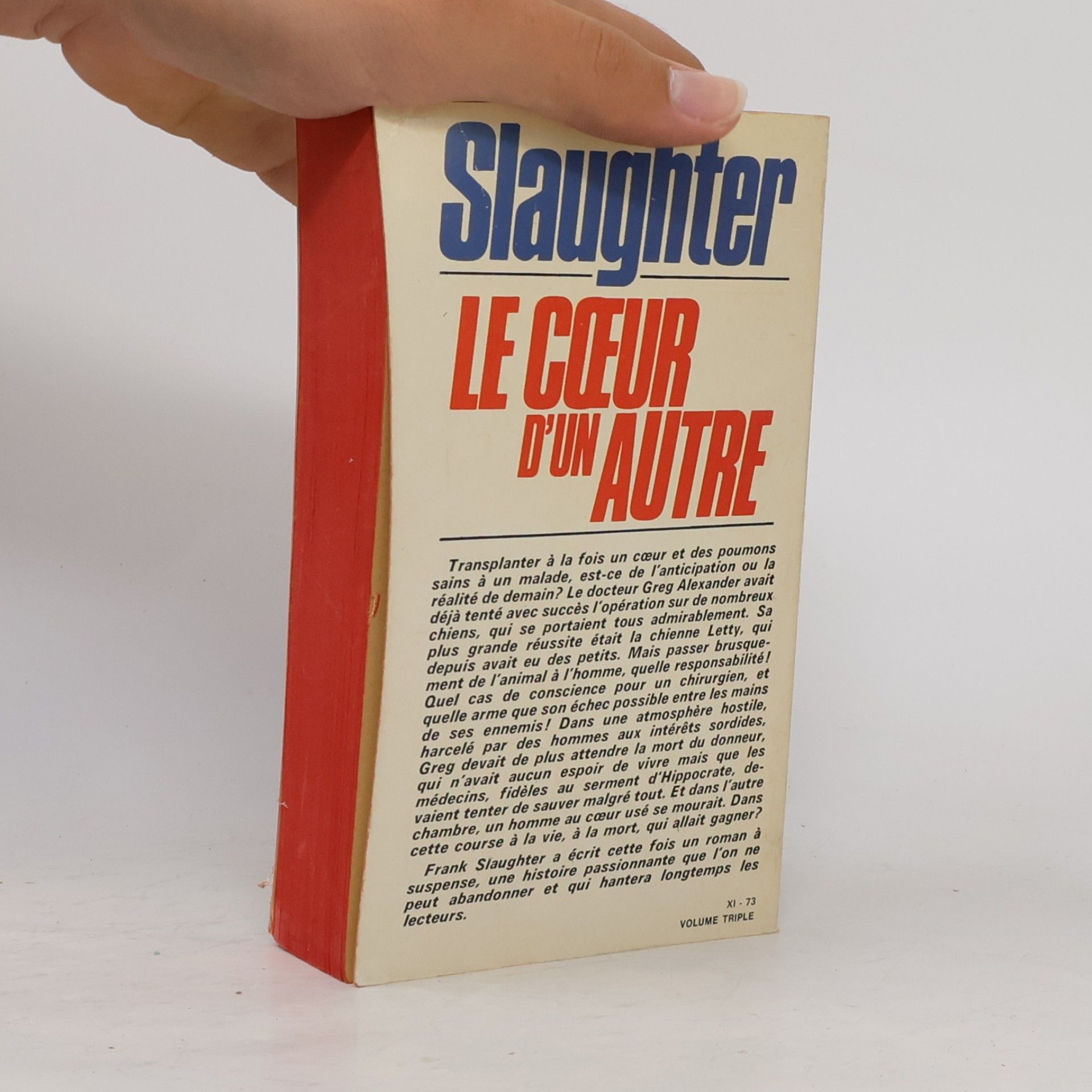 Frank G. Slaughter Le coeur d'un autre