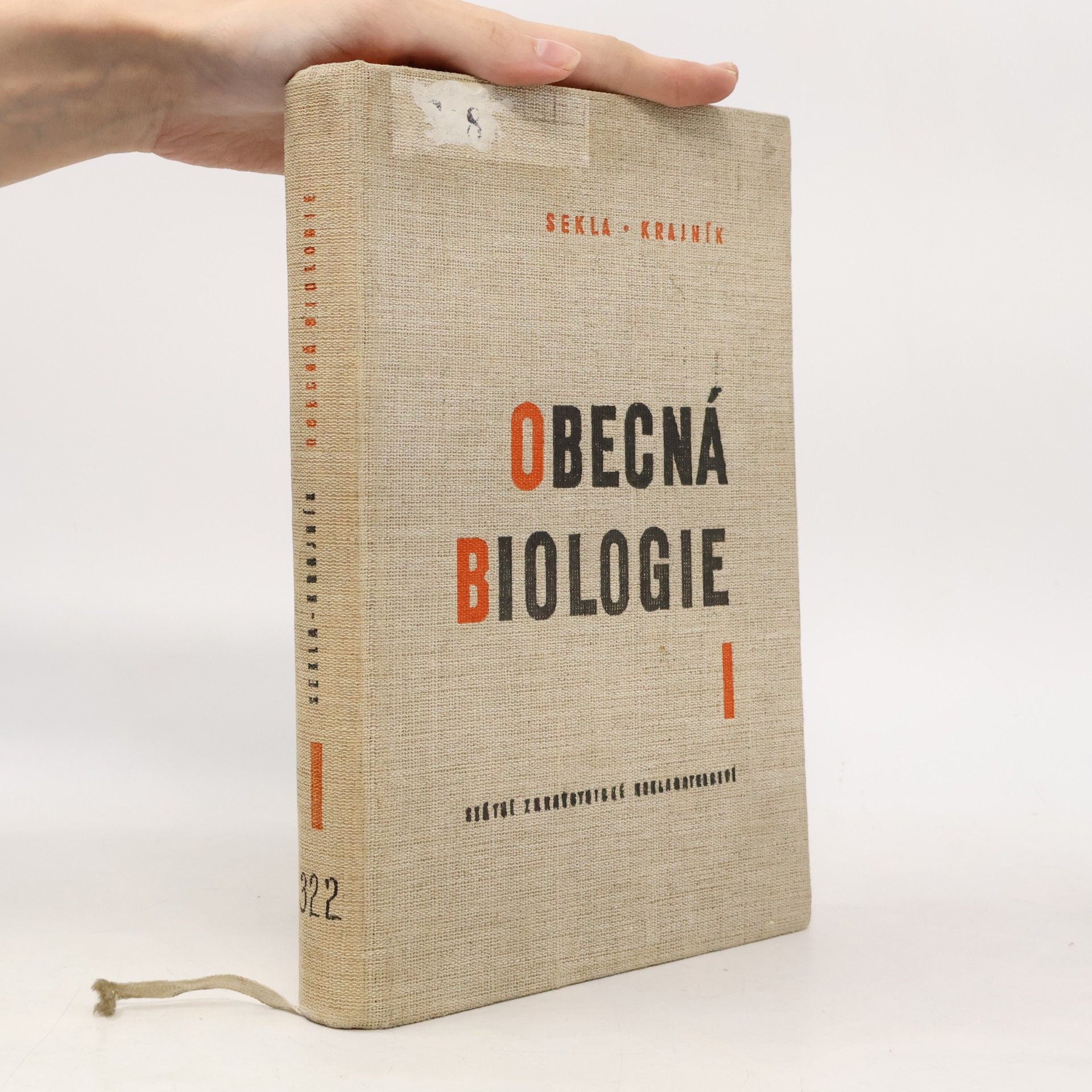Sekla Bohumil Obecná biologie I.