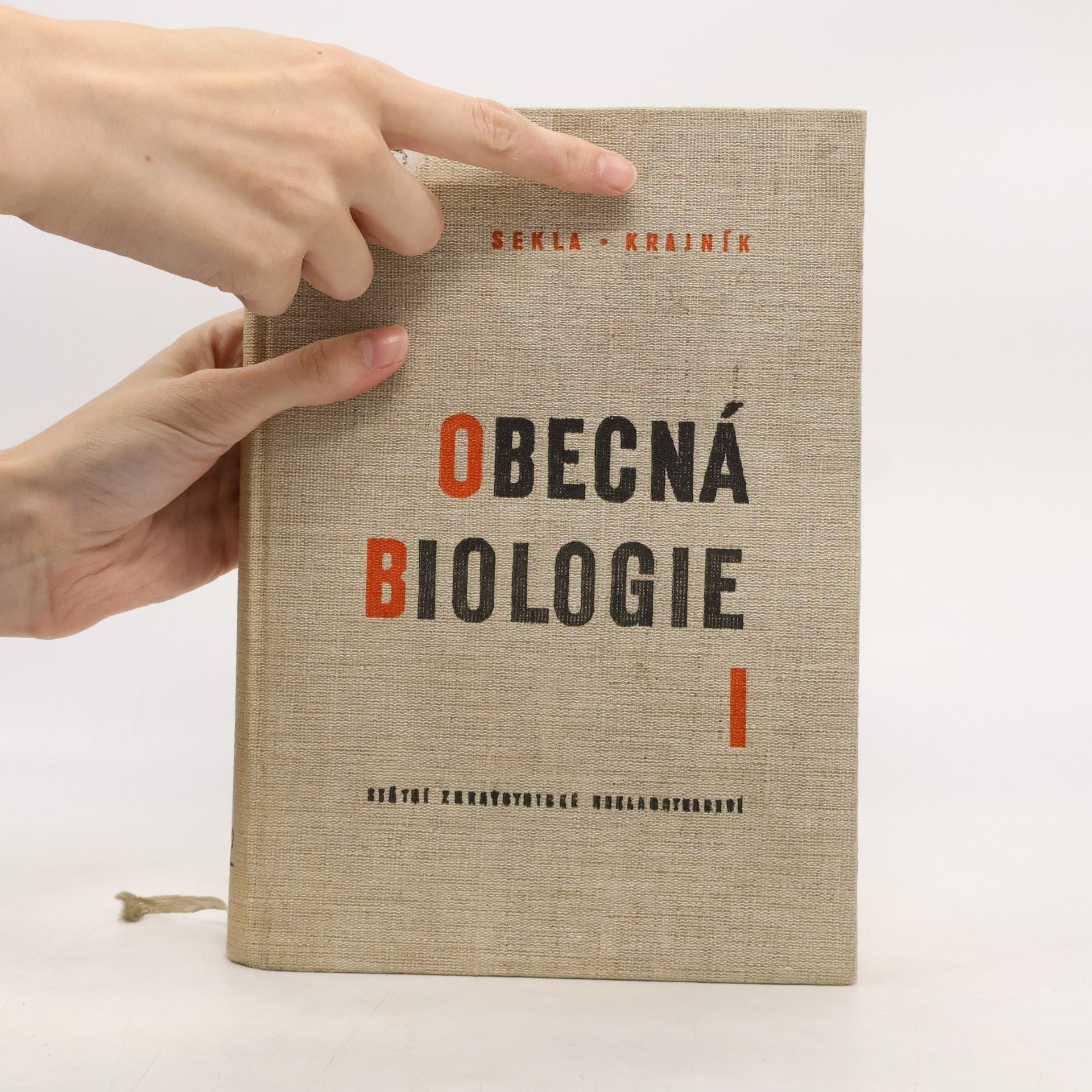 Sekla Bohumil Obecná biologie I.