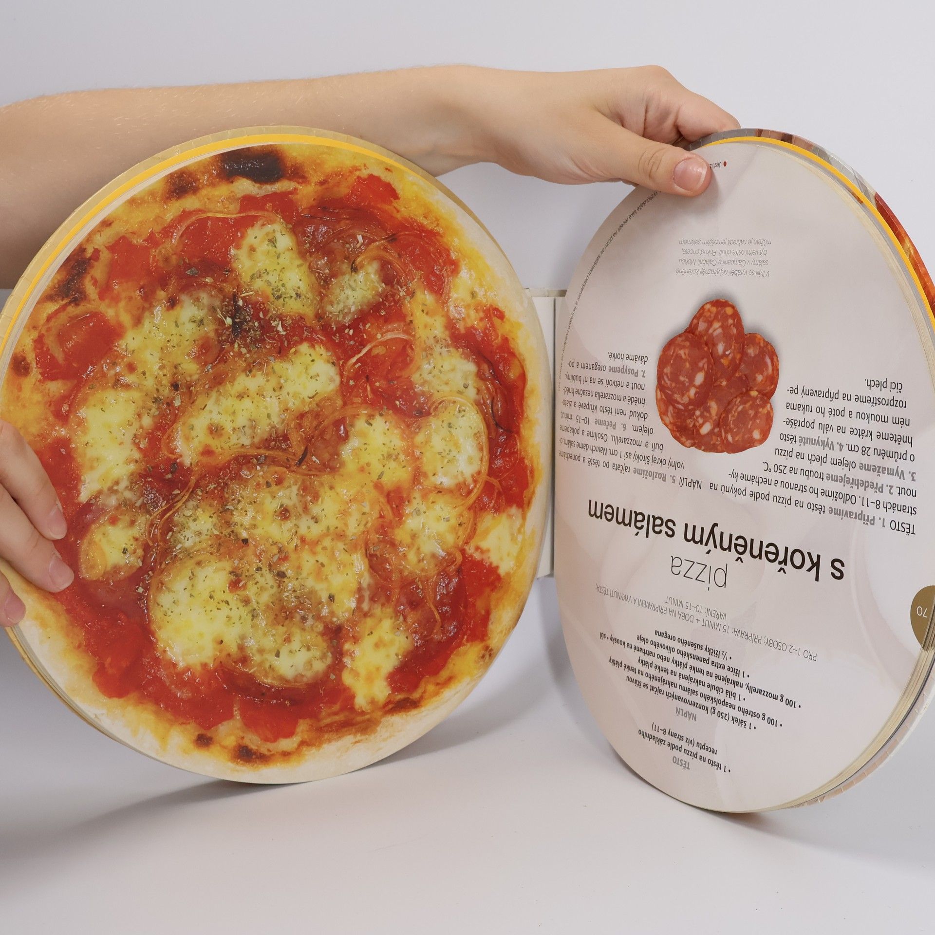 Carla Bardi Pizza s vtipem a fantazií