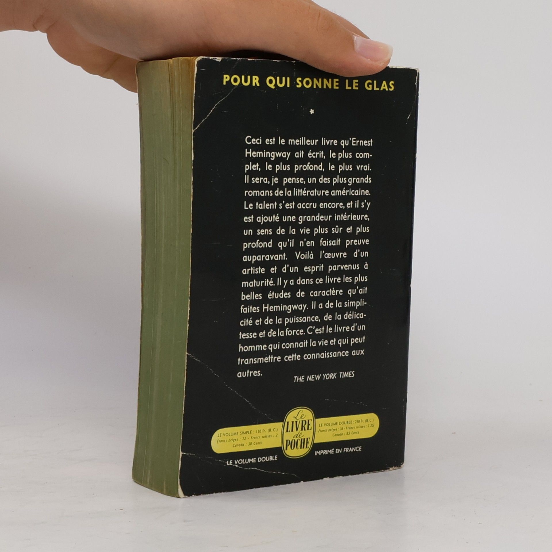 Ernest Hemingway Pour qui sonne le glas