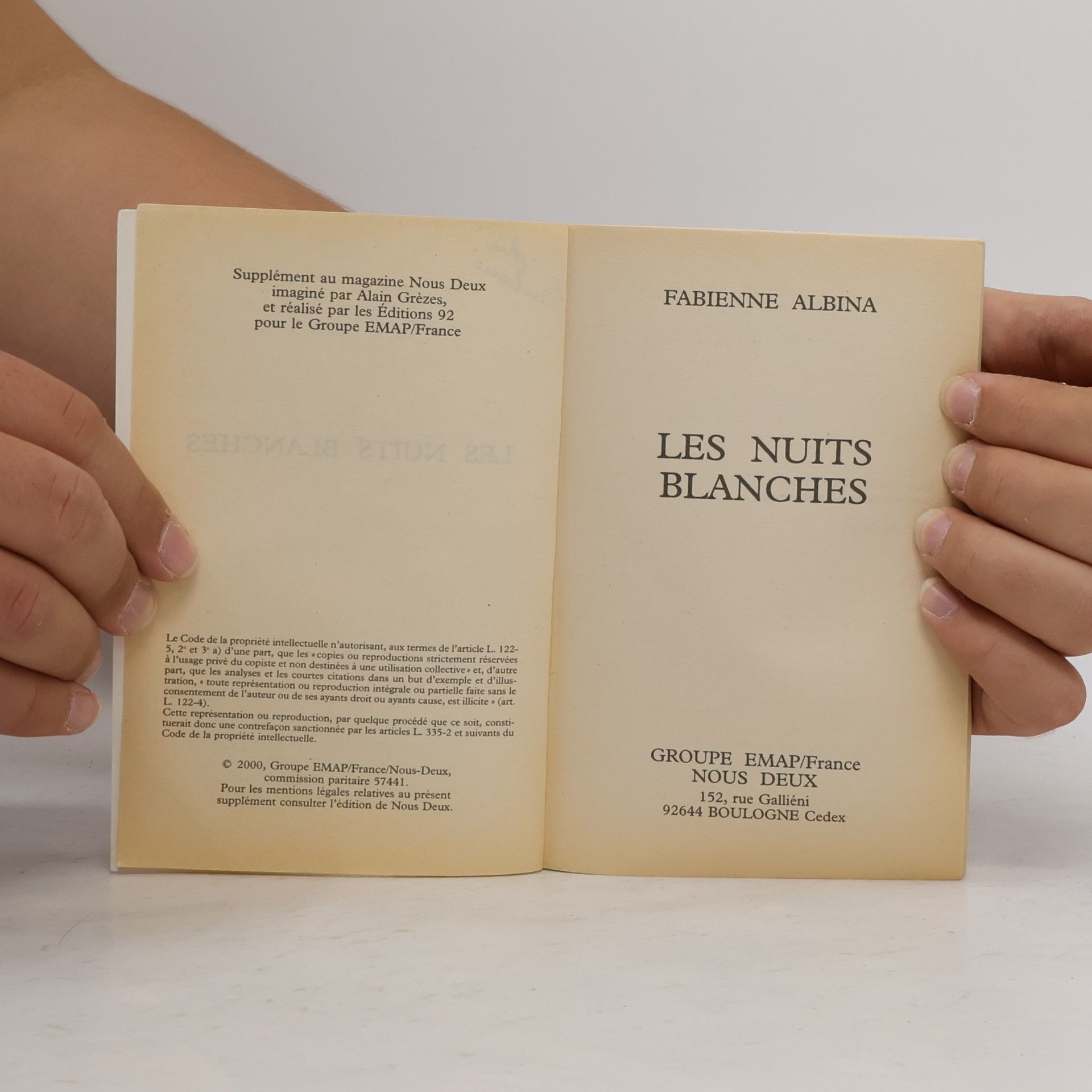 Fabienne Albina Les nuits blanches