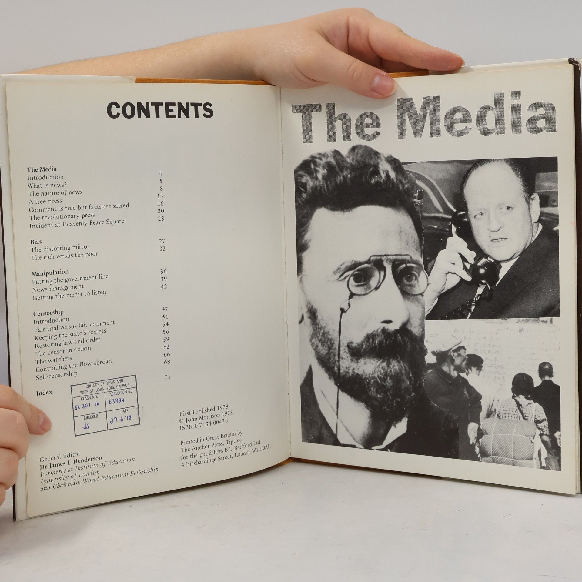 John Morrison Today's World: The Media Men