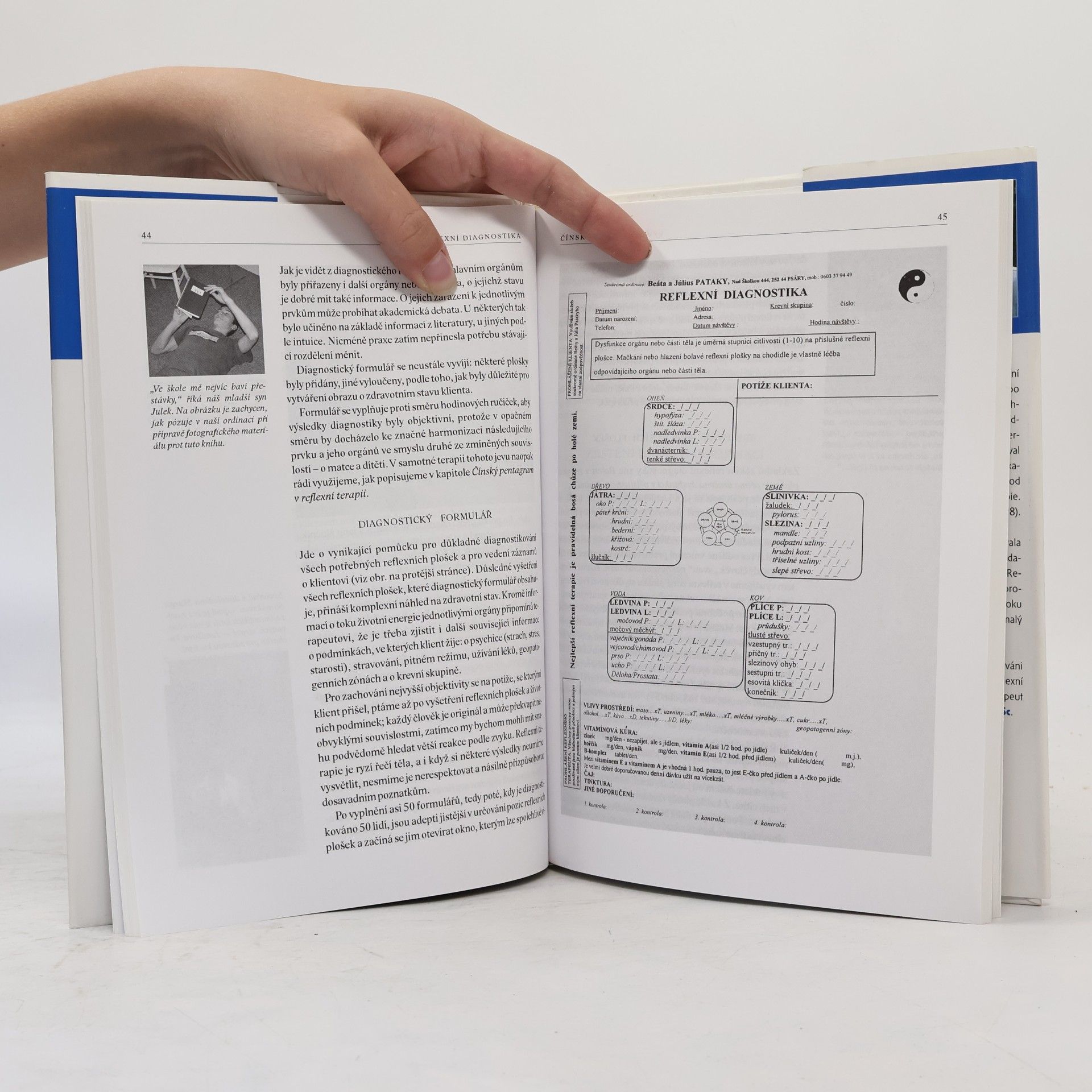 Beáta Patakyová Reflexní diagnostika a katalog reflexních ploch