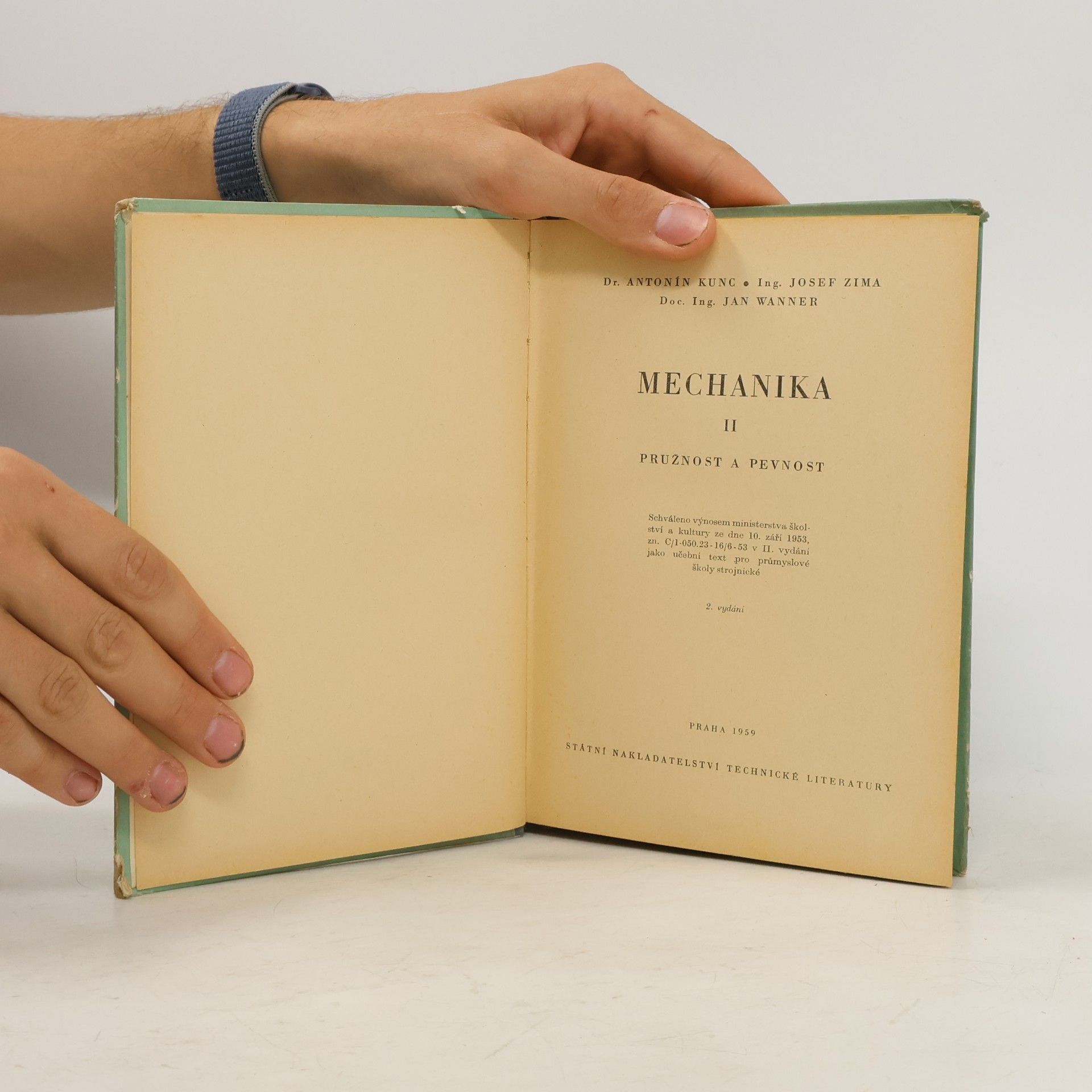 Antonín Kunc Mechanika II.