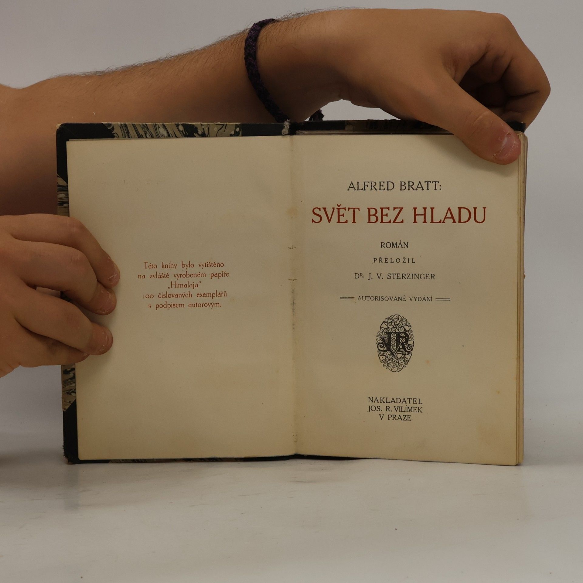 Alfred Bratt Svět bez hladu