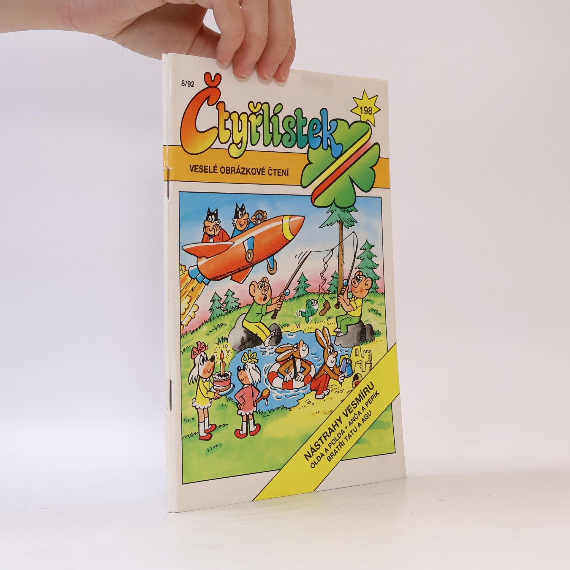 Kolektiv autorů Čtyřlístek 198. 8/1992. Nástrahy vesmíru