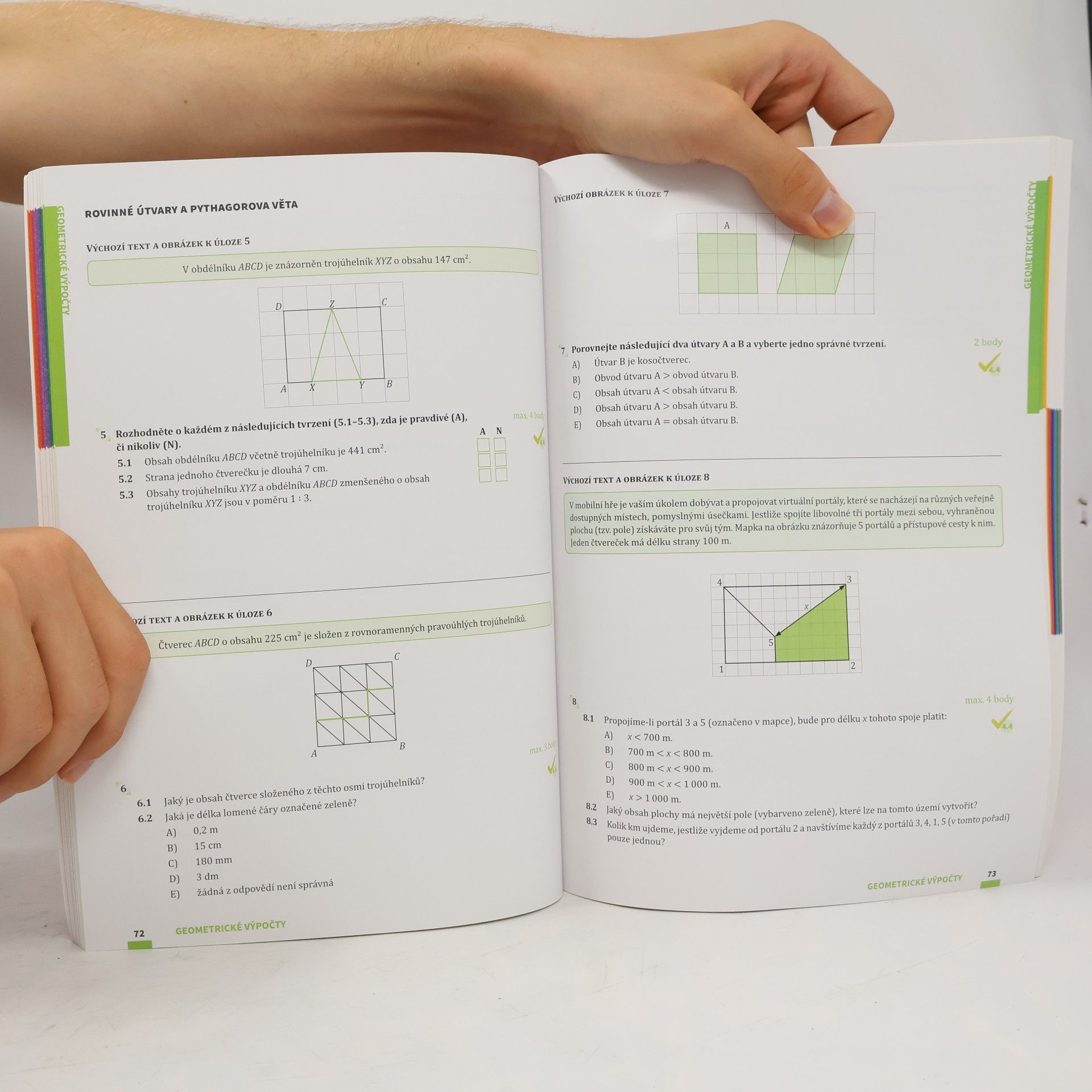 Kolektiv autorů Přijímačky v pohodě 9 : příprava na jednotné přijímací řízení SŠ. Matematika