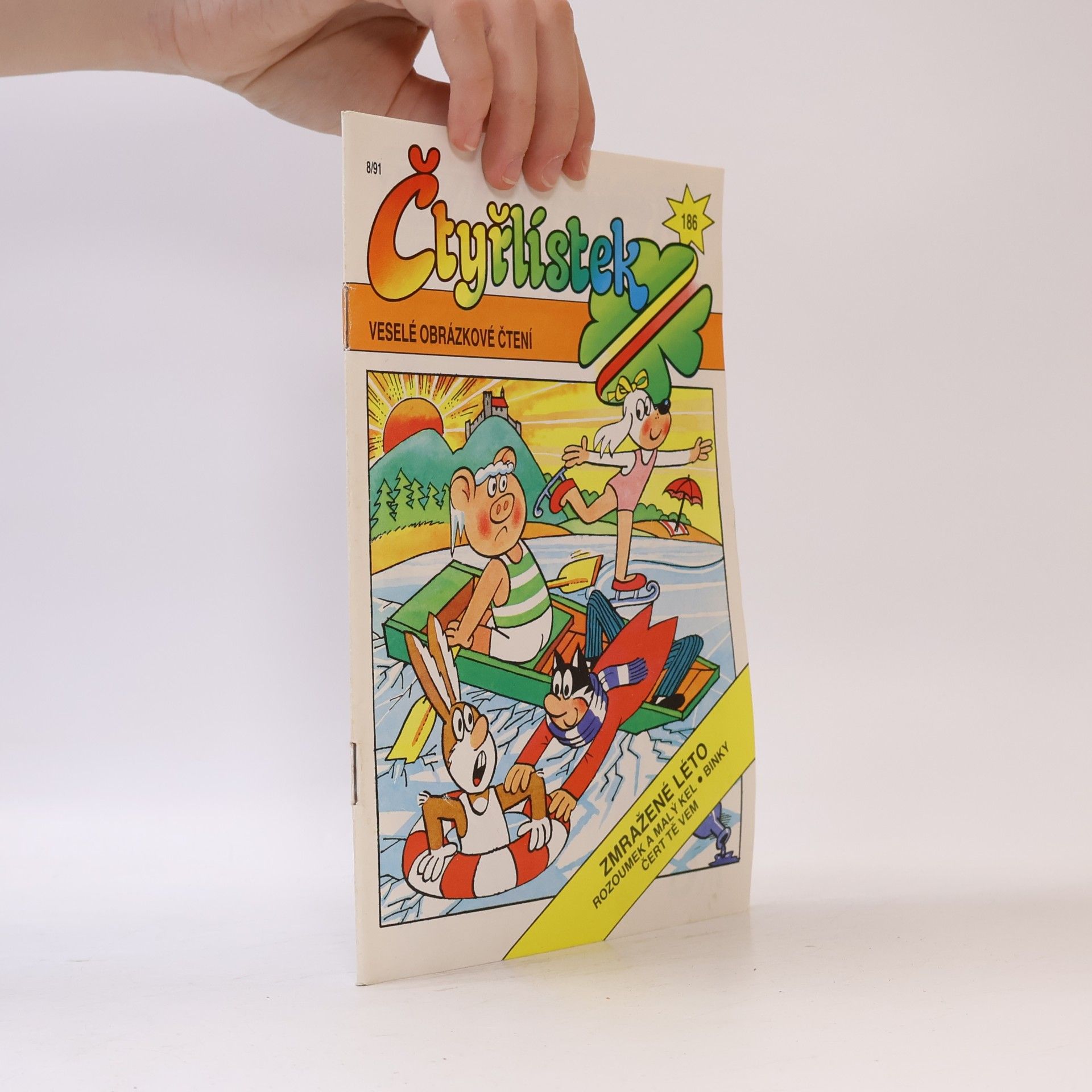 Kolektiv autorů Čtyřlístek 186, 8/1991