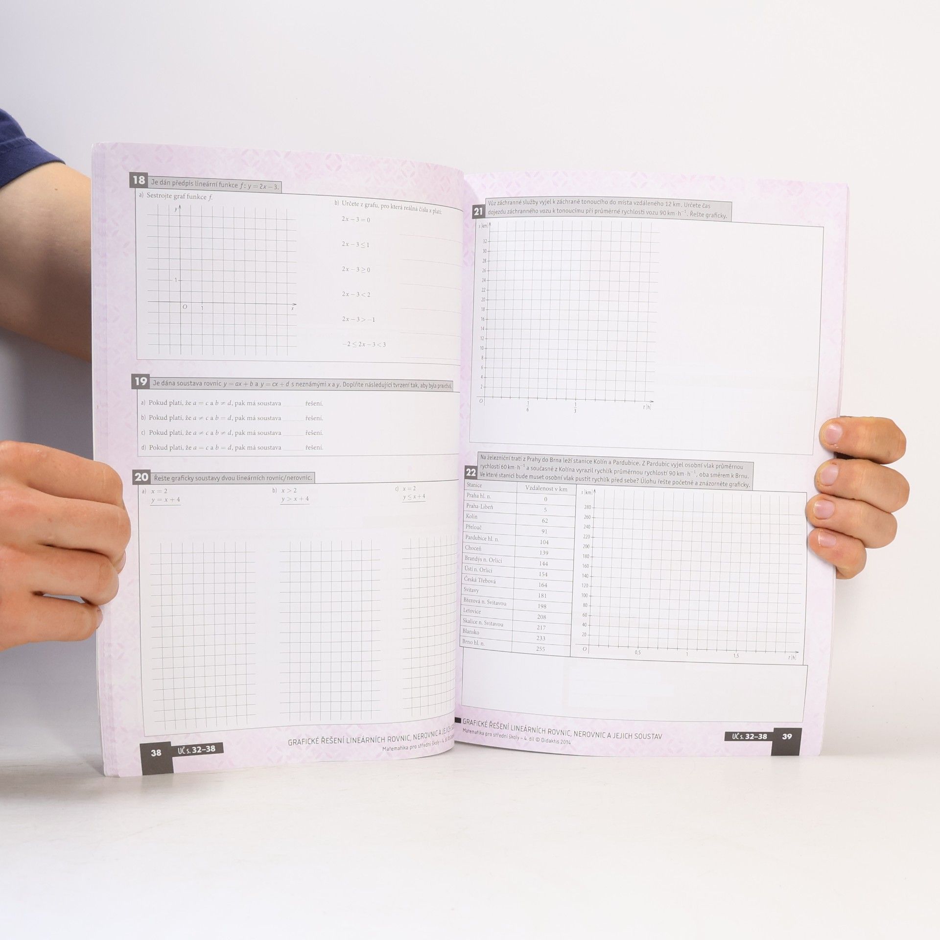 Magda Králová Matematika pro střední školy. 4. díl, Funkce I. Pracovní sešit