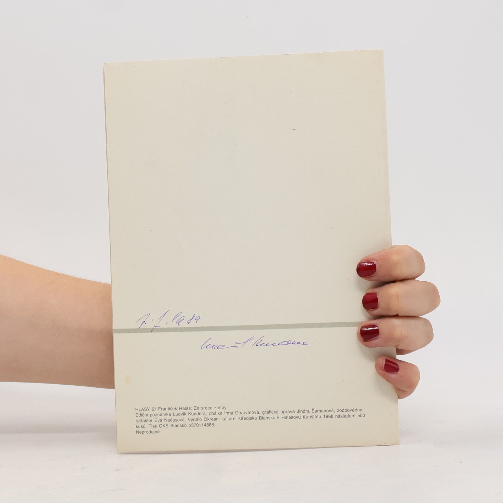 Autorenkollektiv Hlasy. 2, Ze srdce kletby : malý hnědý blok Františka Halase z podzimu 1938