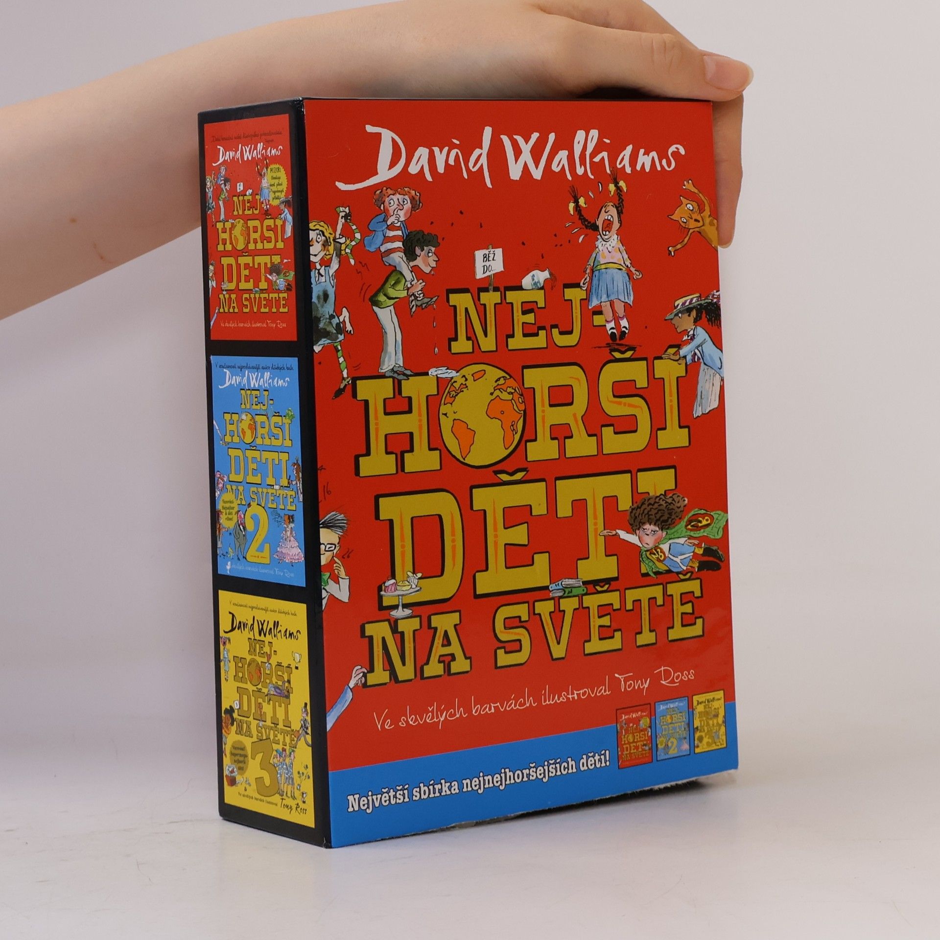 David Walliams Nejhorší děti na světě (1.-3. díl, box)