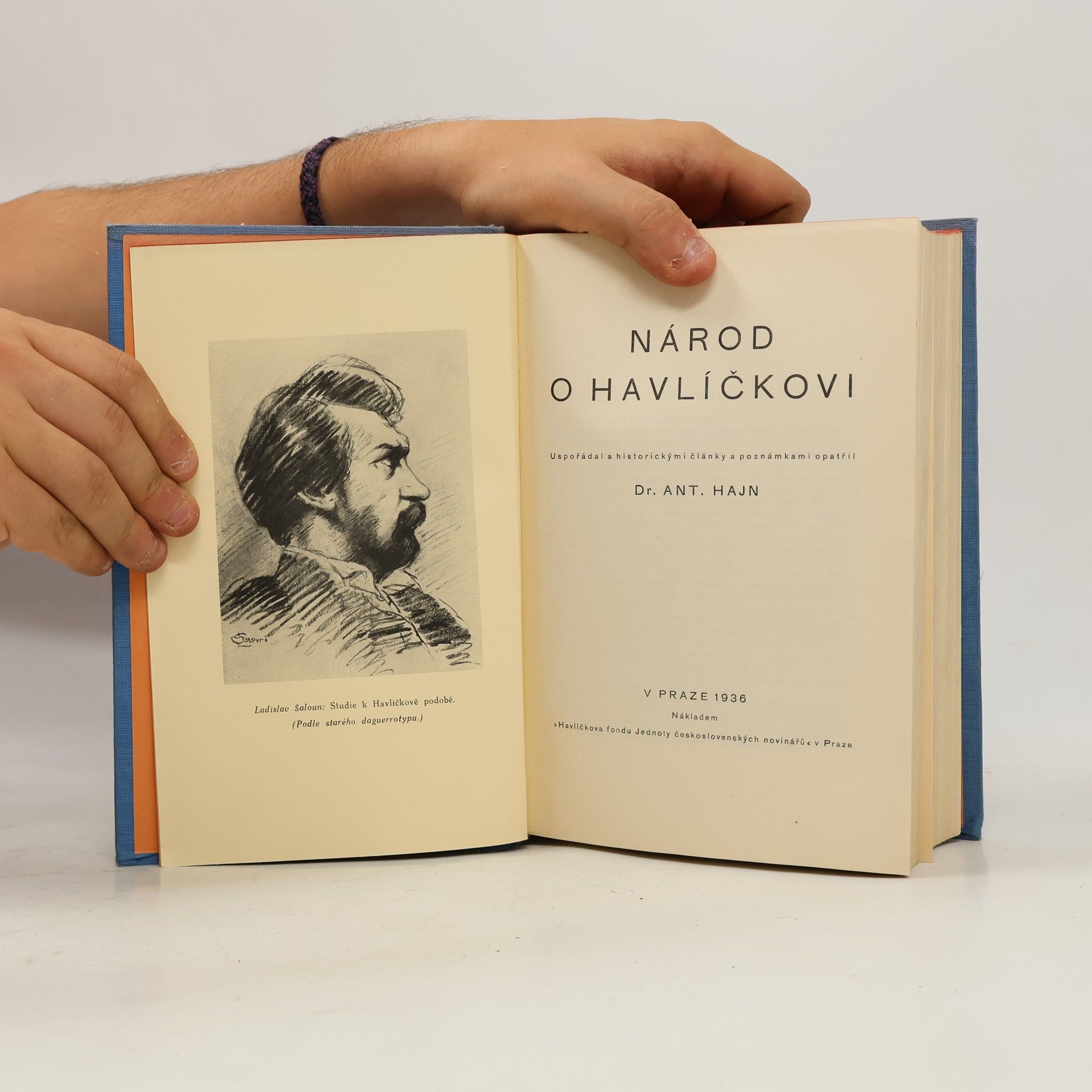 Antonín Hajn Národ o Havlíčkovi