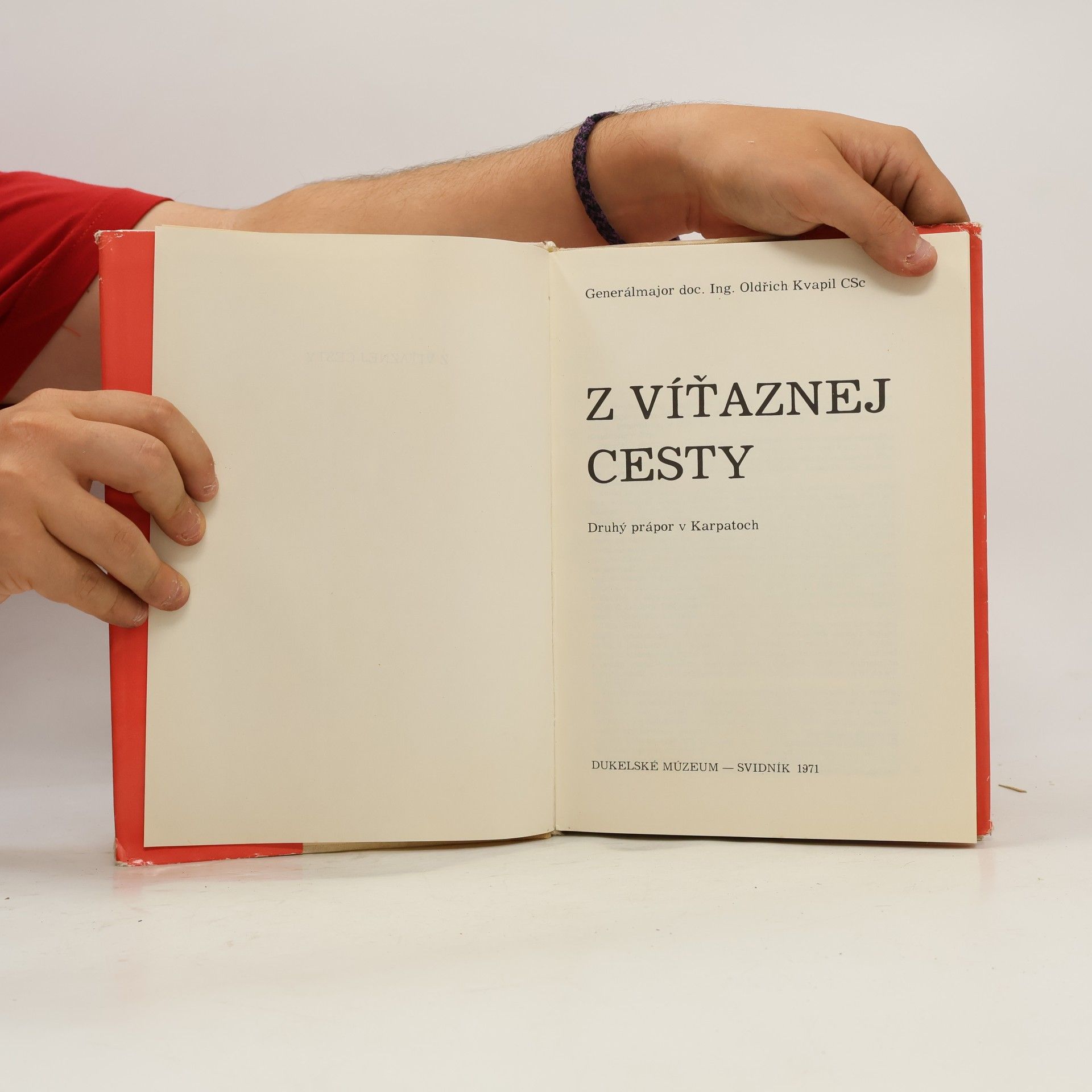 Oldřich Kvapil Z víťaznej cesty