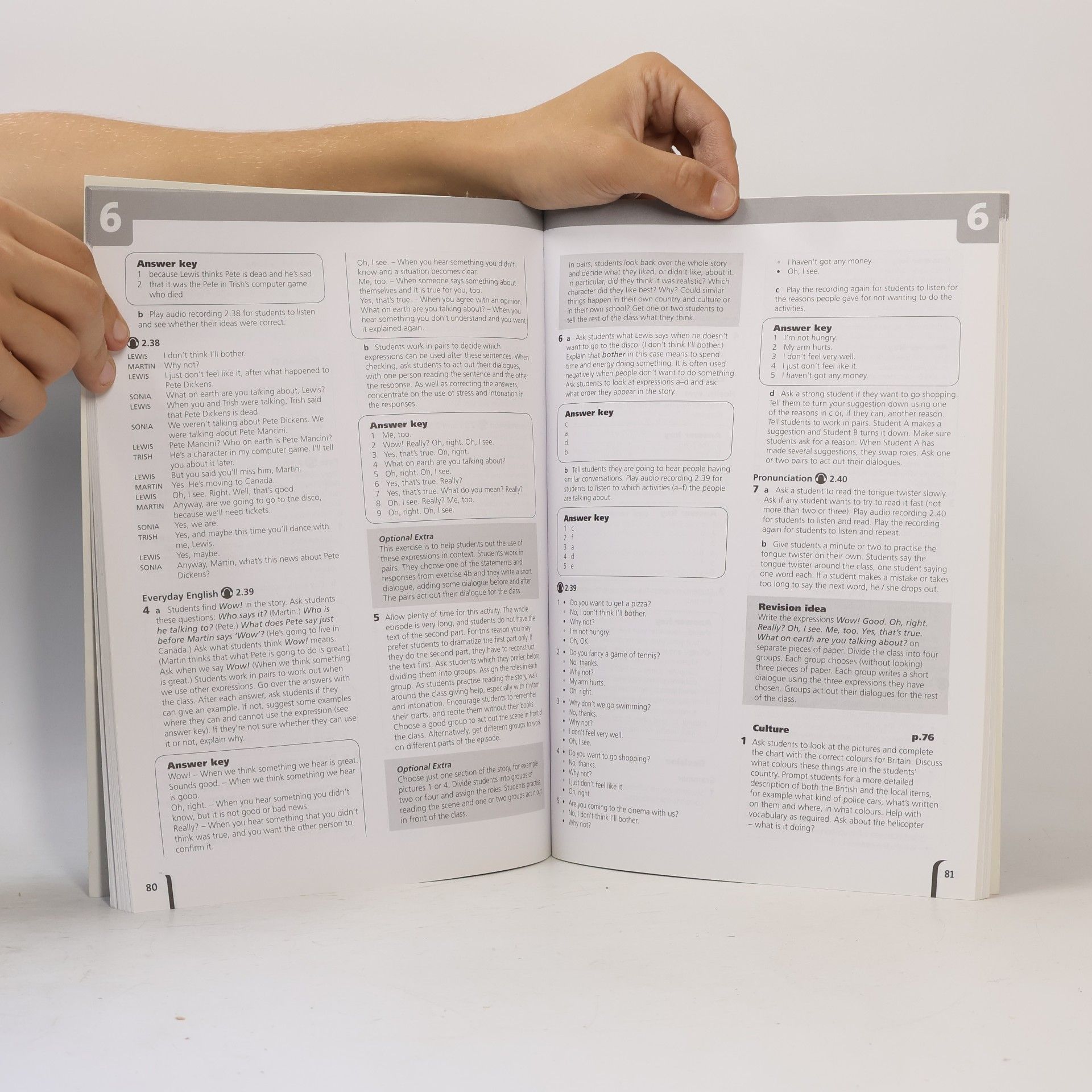 Tom Hutchinson Project 3: Teacher´s Book