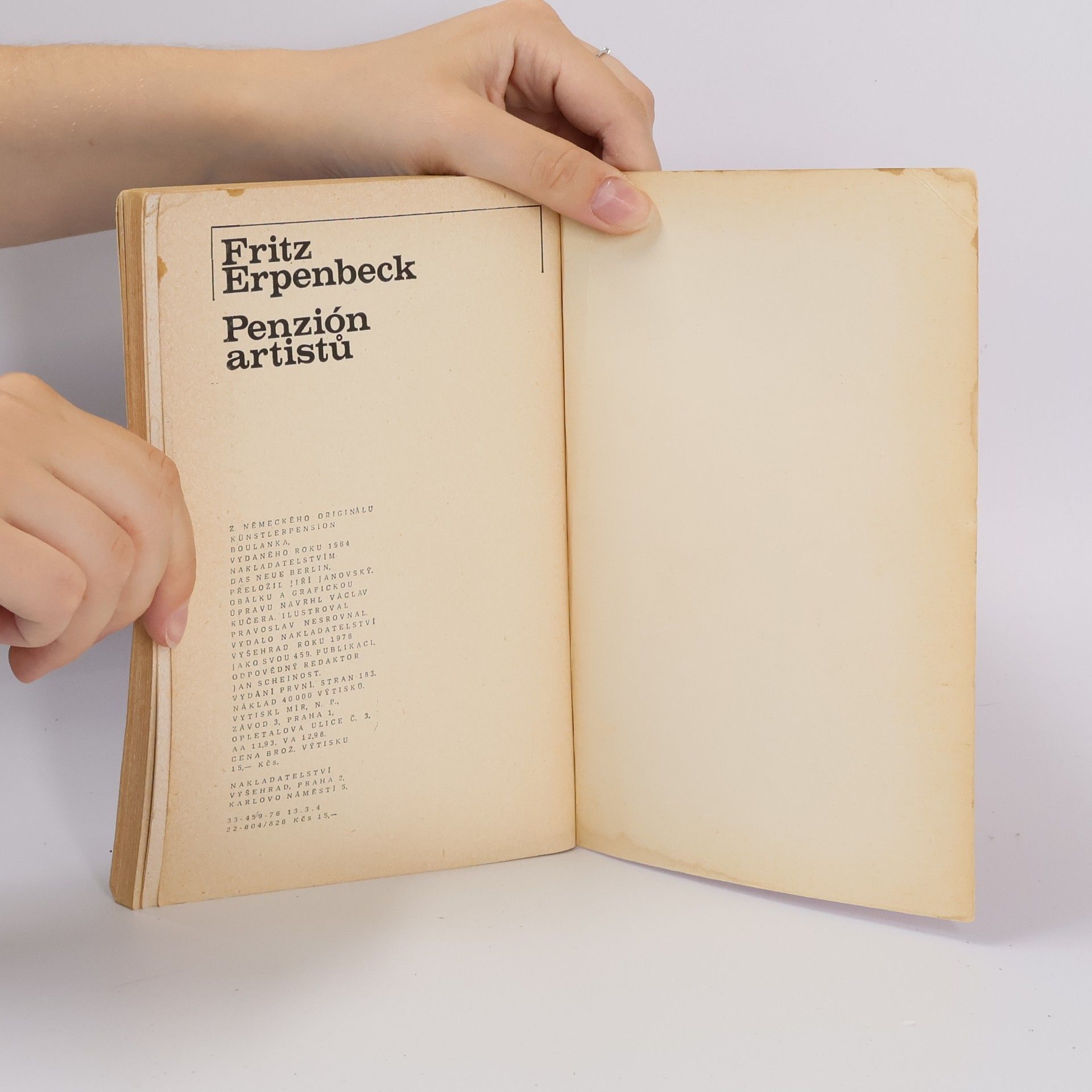 Fritz Erpenbeck Penzión artistů