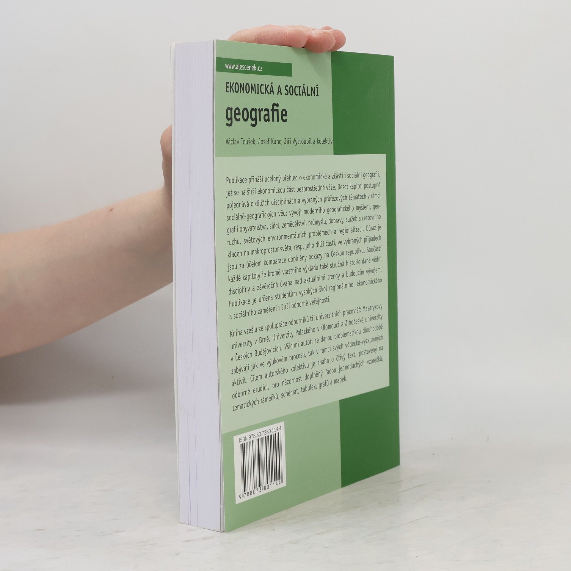 Václav Toušek Ekonomická a sociální geografie