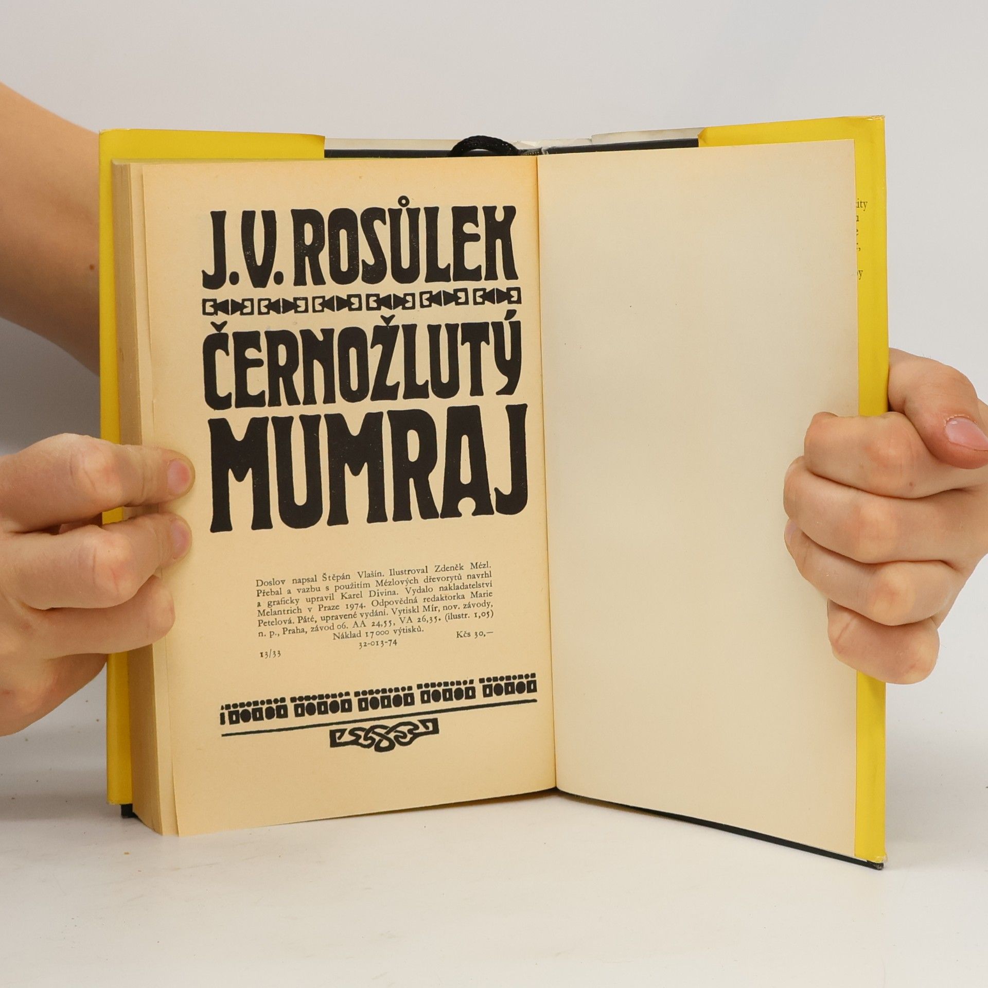 Jan Václav Rosůlek Černožlutý mumraj