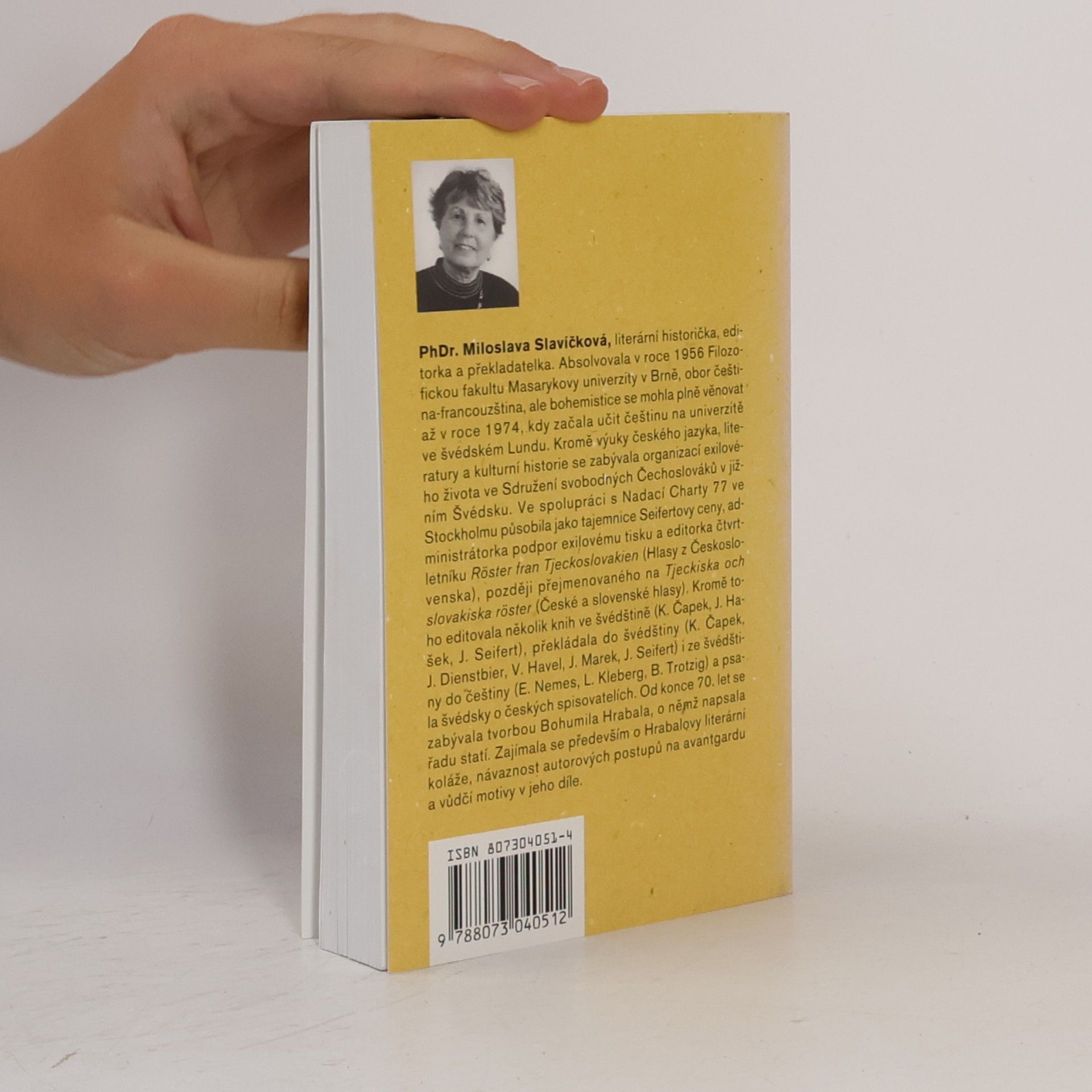 Miloslava Slavíčková Hrabalovy literární koláže
