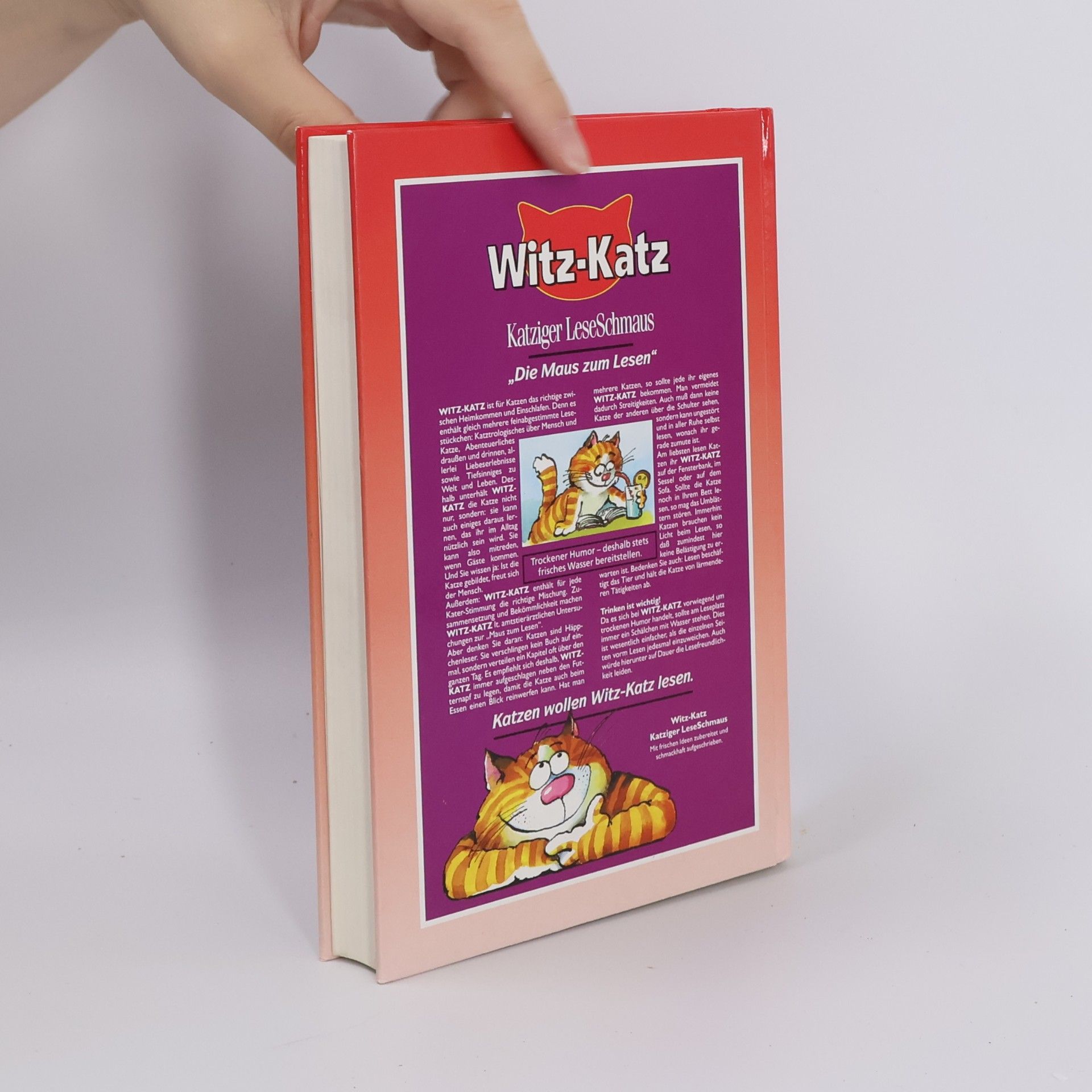 Günter Stein Witz-Katz. Katziger LeseSchmaus. Mit e. Stoffmaus