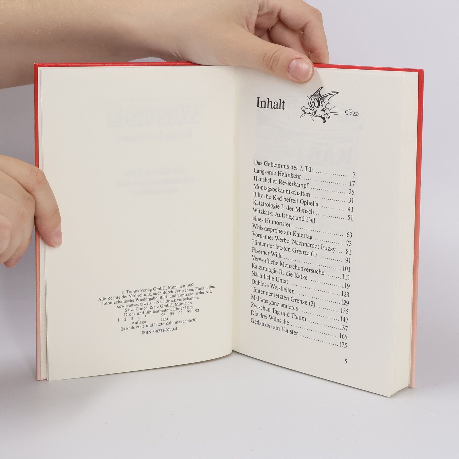Günter Stein Witz-Katz. Katziger LeseSchmaus. Mit e. Stoffmaus