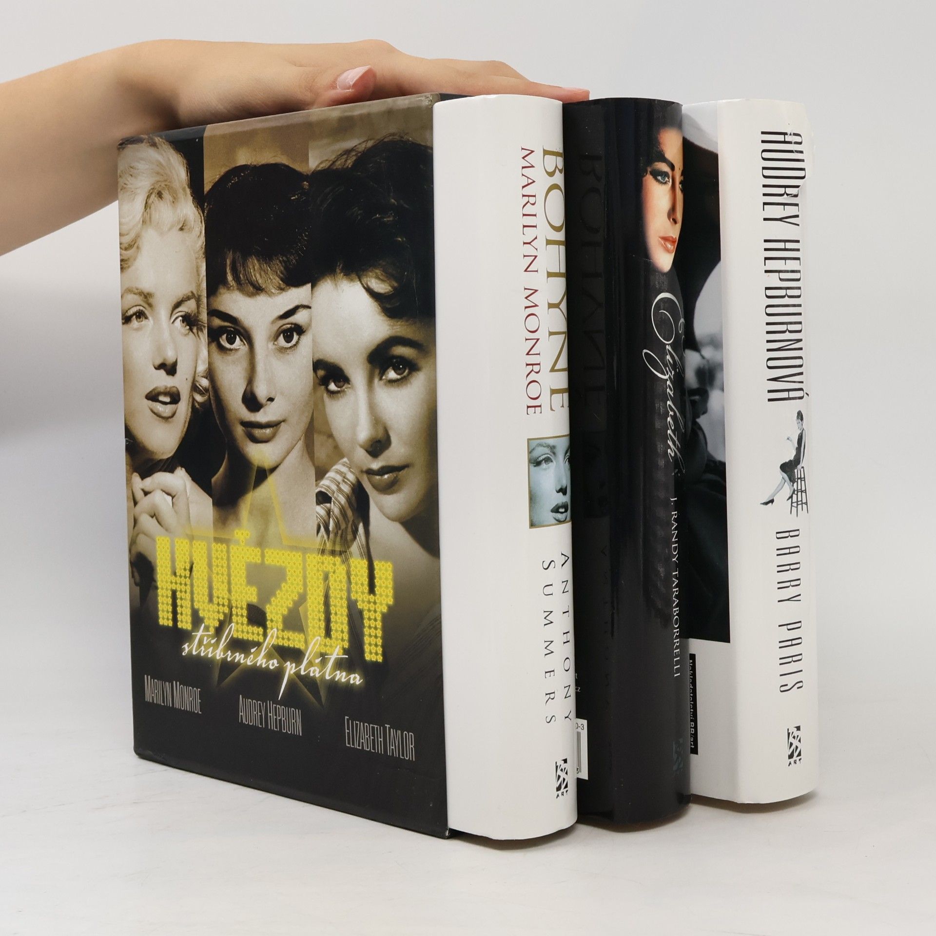 Hvězdy stŕíbrného plátna: Marilyn Monroe, Audrey Hepburn, Elizabeth Taylor