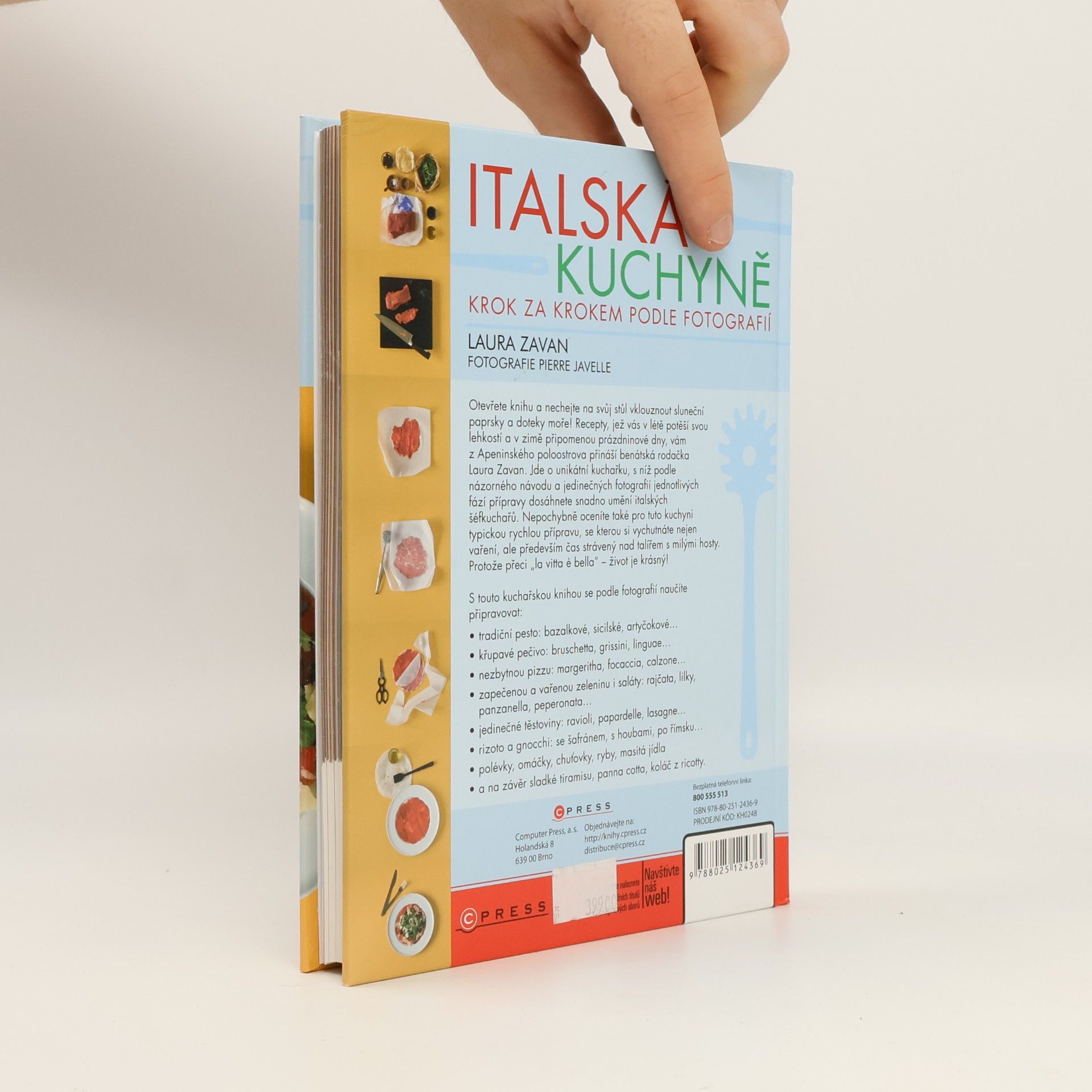 Laura Zavan Italská kuchyně : krok za krokem podle fotografií