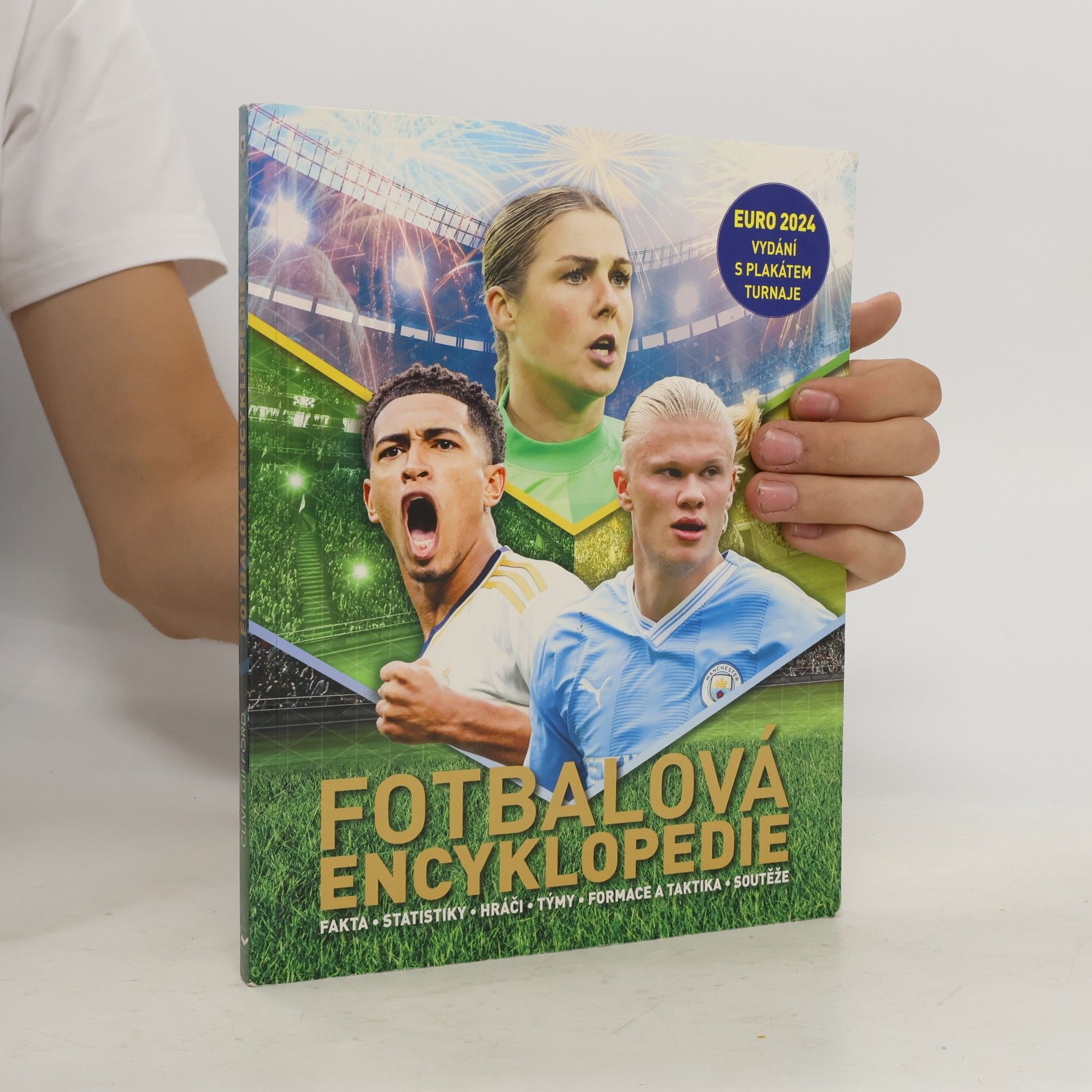 Clive Gifford Fotbalová encyklopedie EURO 2024 + plakát z turnaje