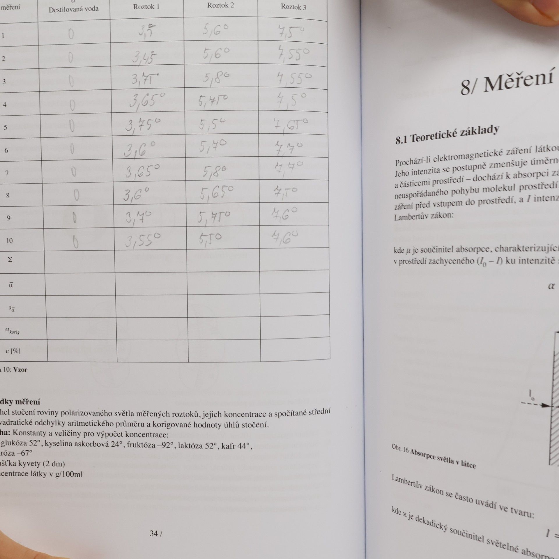 Monika Kuchařová Praktická cvičení z biofyziky