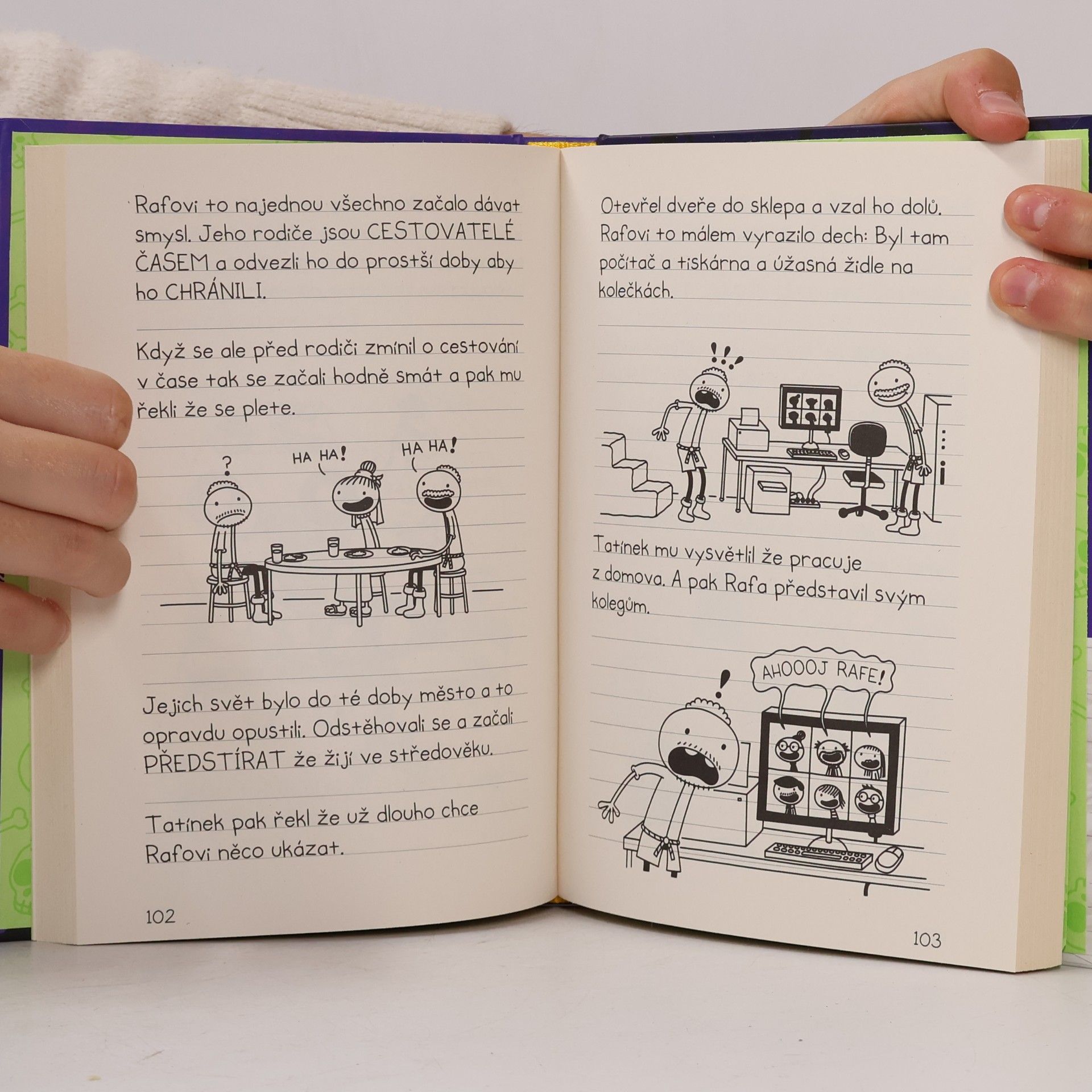 Jeff Kinney Strašidelné historky báječného kamaráda Rowleyho Jeffersona